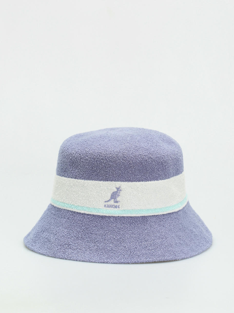 Kangol Bermuda Stripe Bucket Hut (iced lilac)