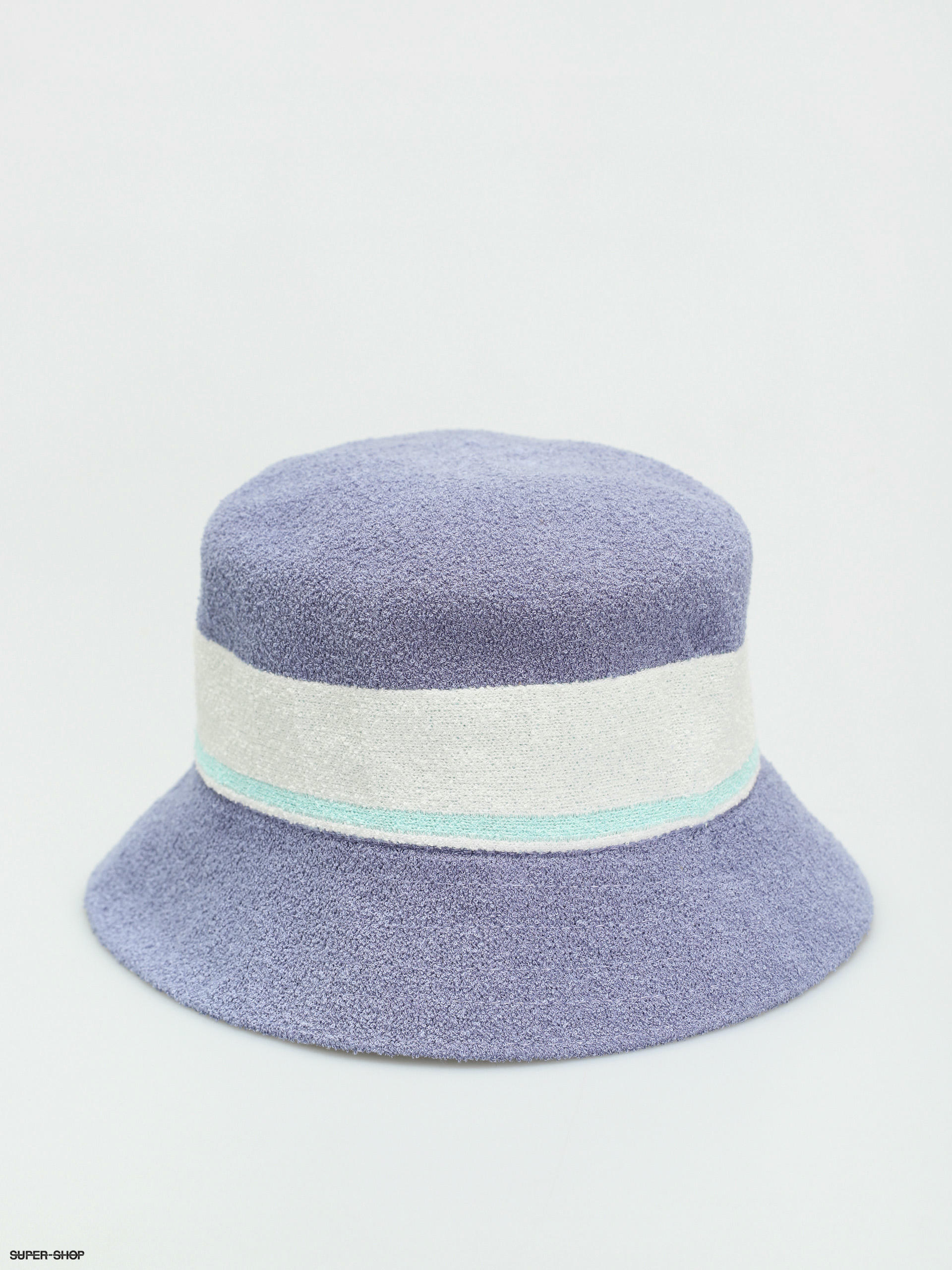 Kangol Bermuda Stripe Bucket Hat (iced lilac)