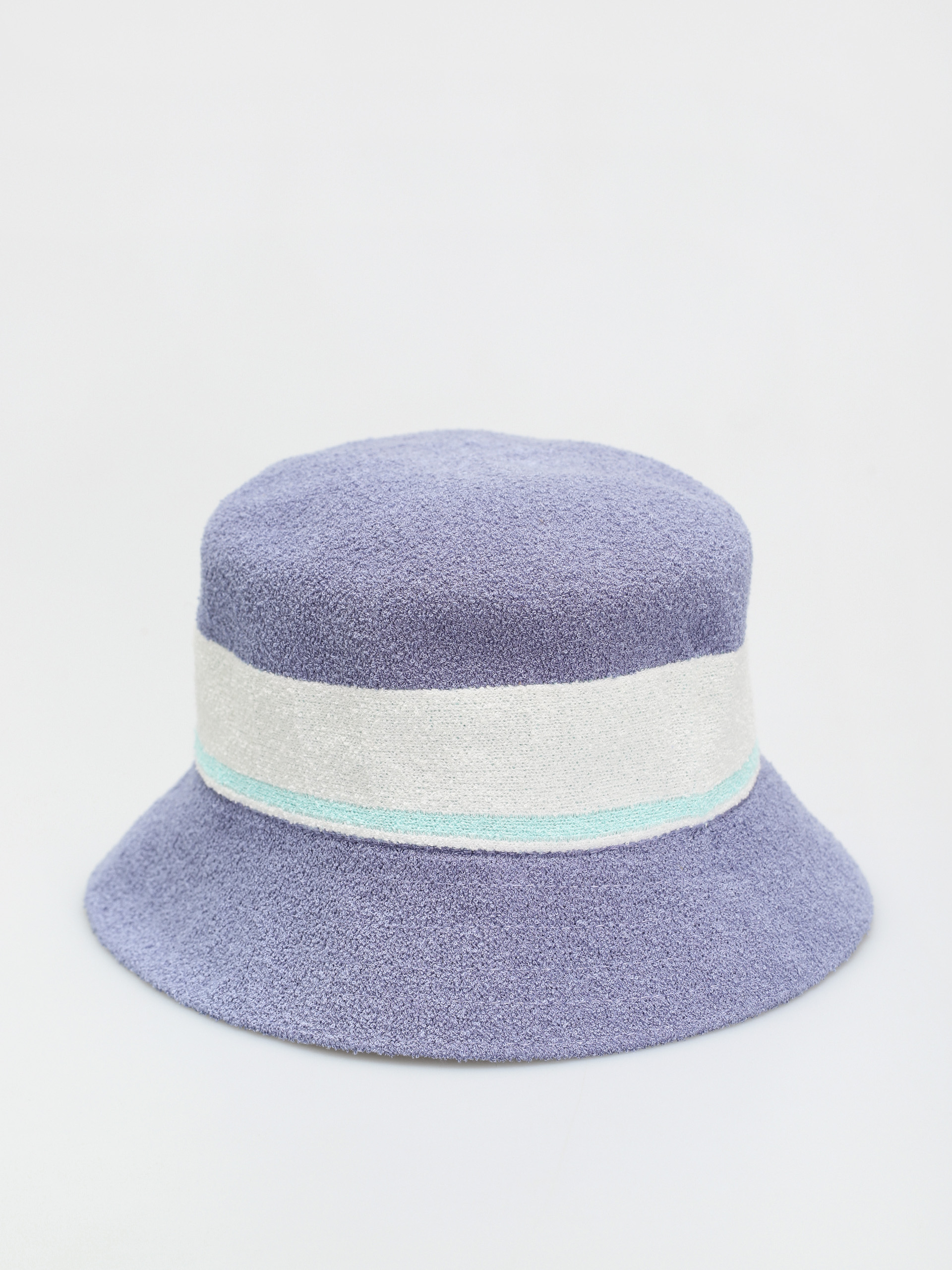 Kangol Bermuda Stripe Blue and White Bucket Hat Kangol Bermuda Stripe Bucket Hat - violet (iced lilac) main image 2