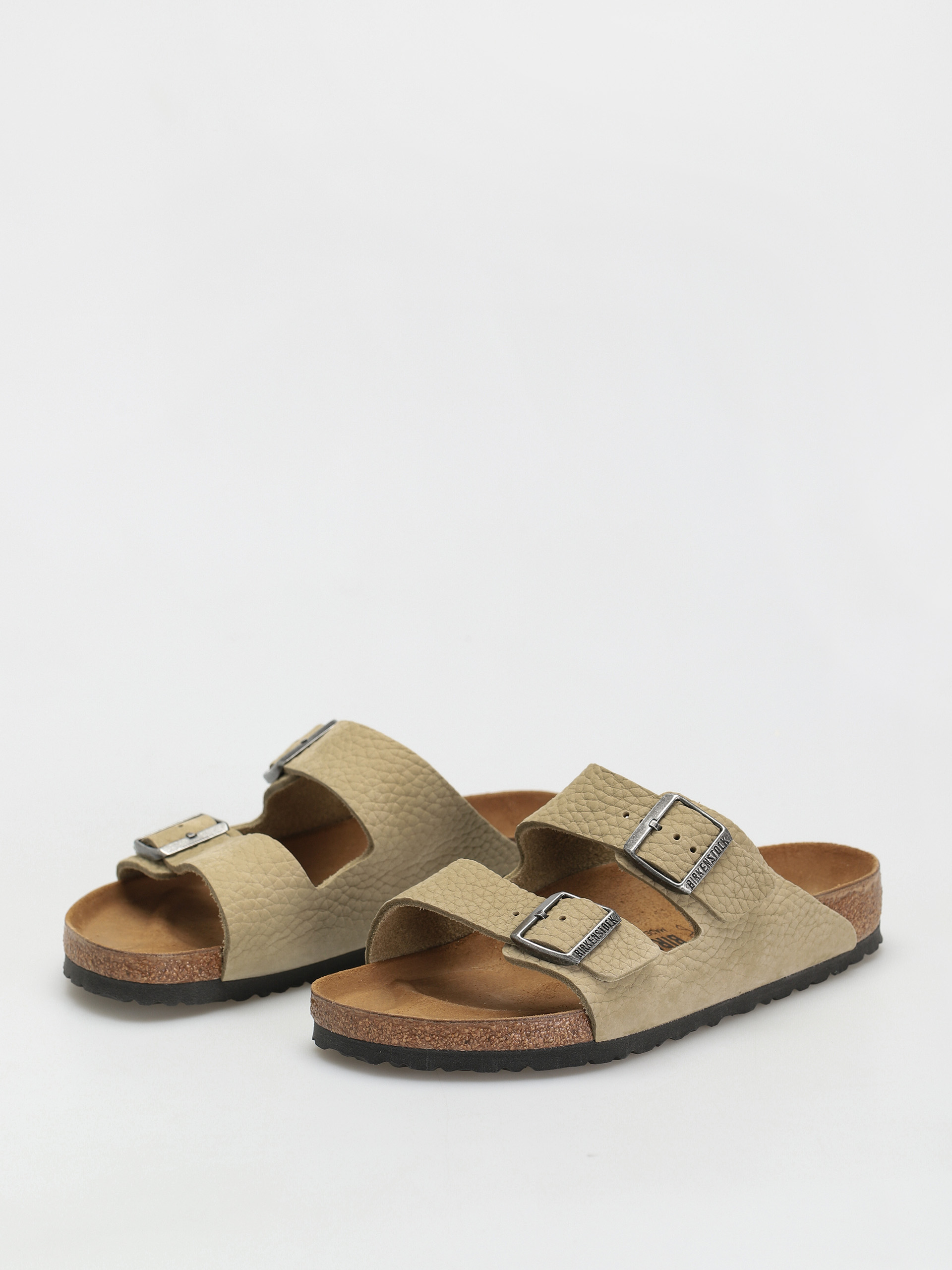 Birkenstock Arizona Regular Flip-flops beige (faded khaki nubuck