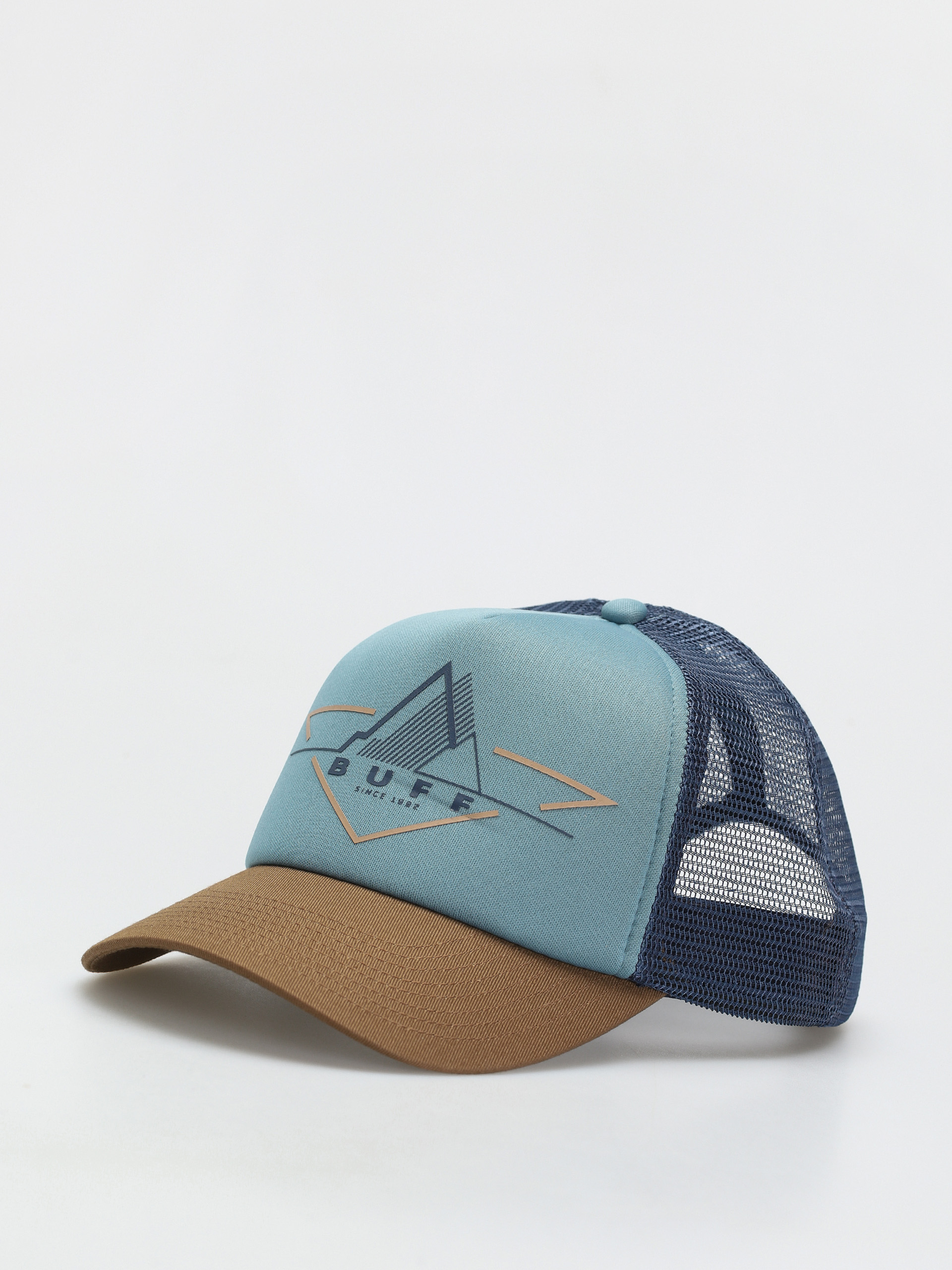 Buff Brak Trucker Cap (stone/blue)