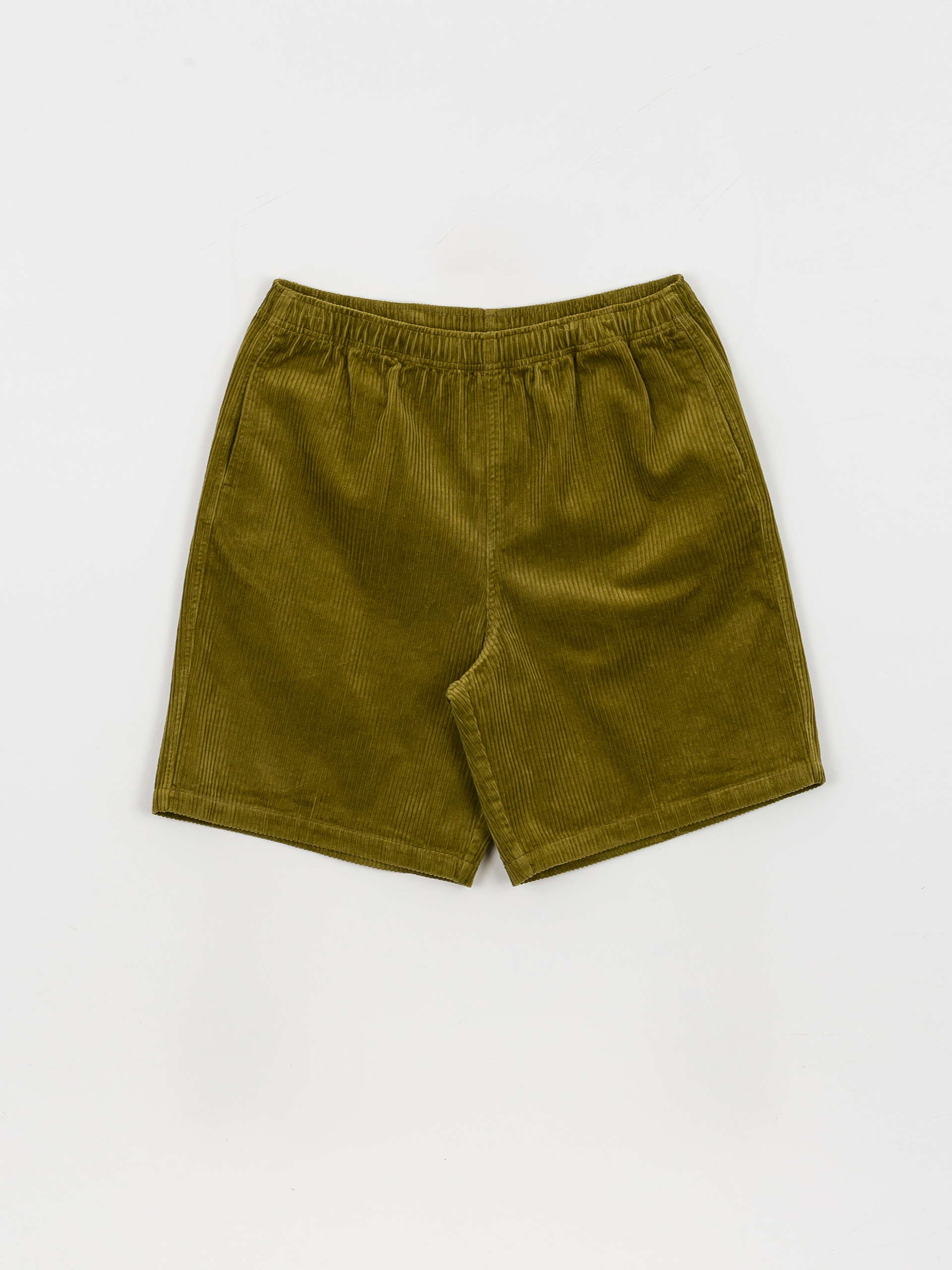 OBEY Easy Relaxed Corduroy Shorts (olive oil)