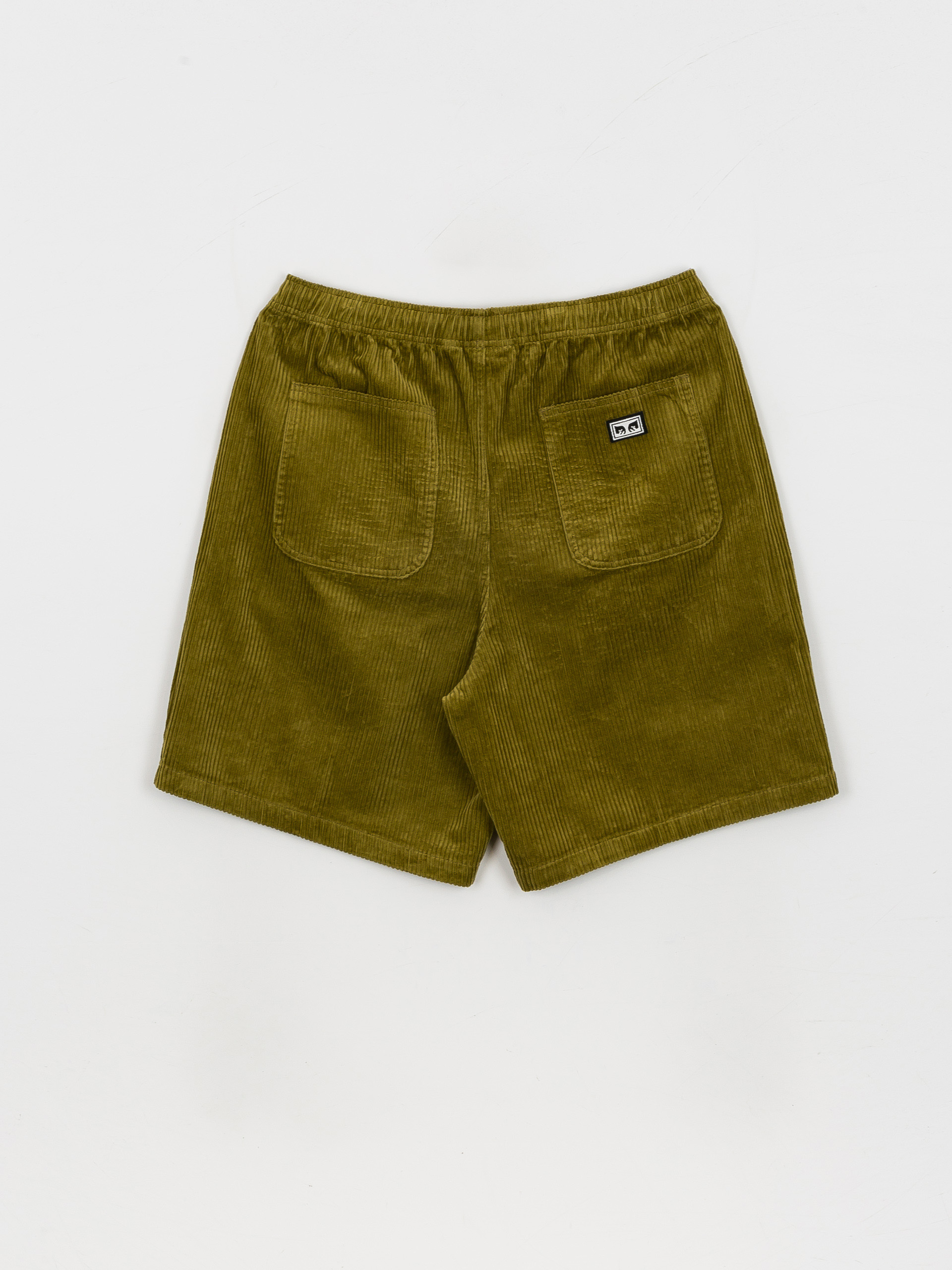 OBEY Easy Relaxed Corduroy Shorts (olive oil)
