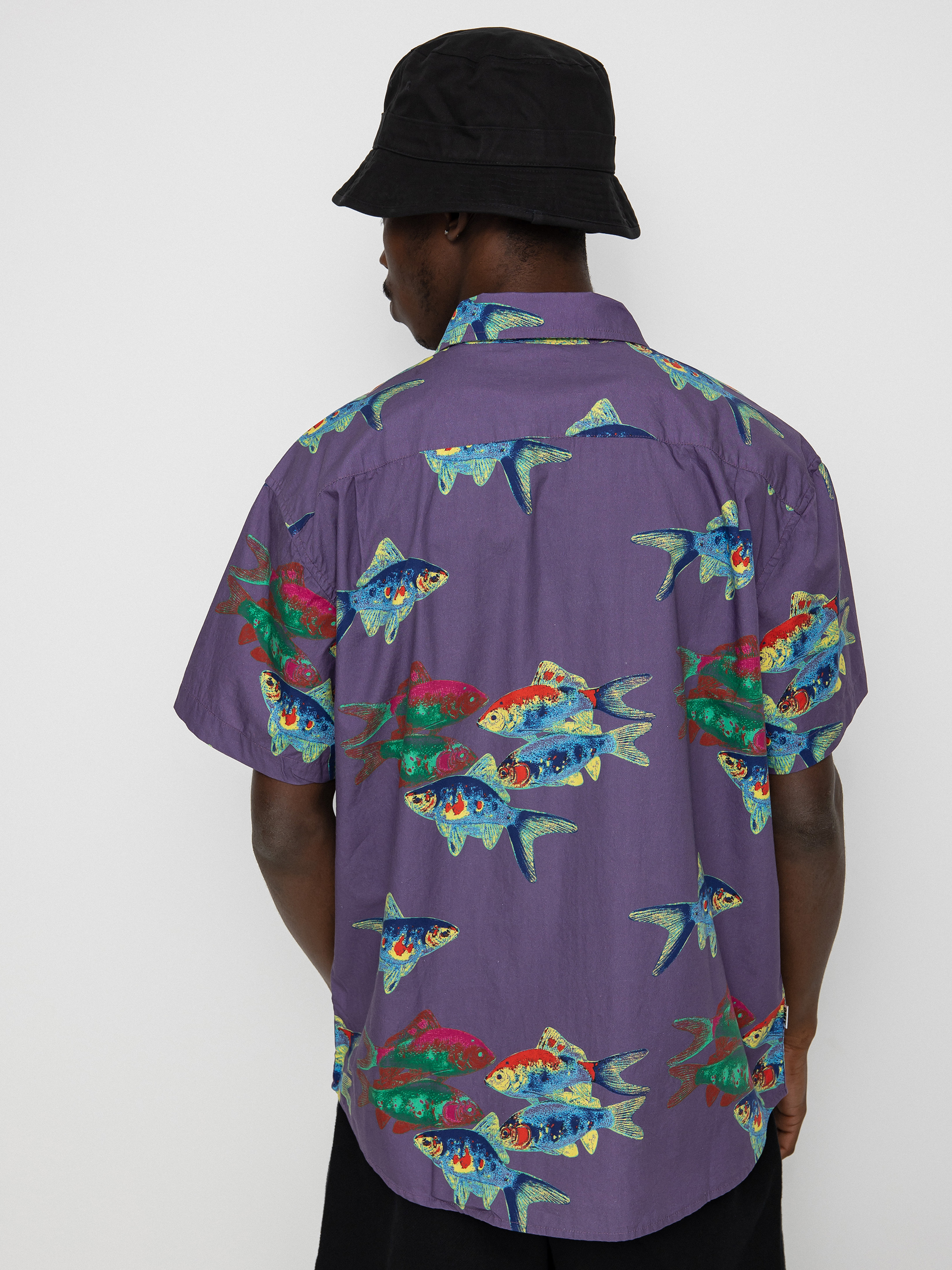 OBEY Fishbowl Shirt (lavender silk multi)