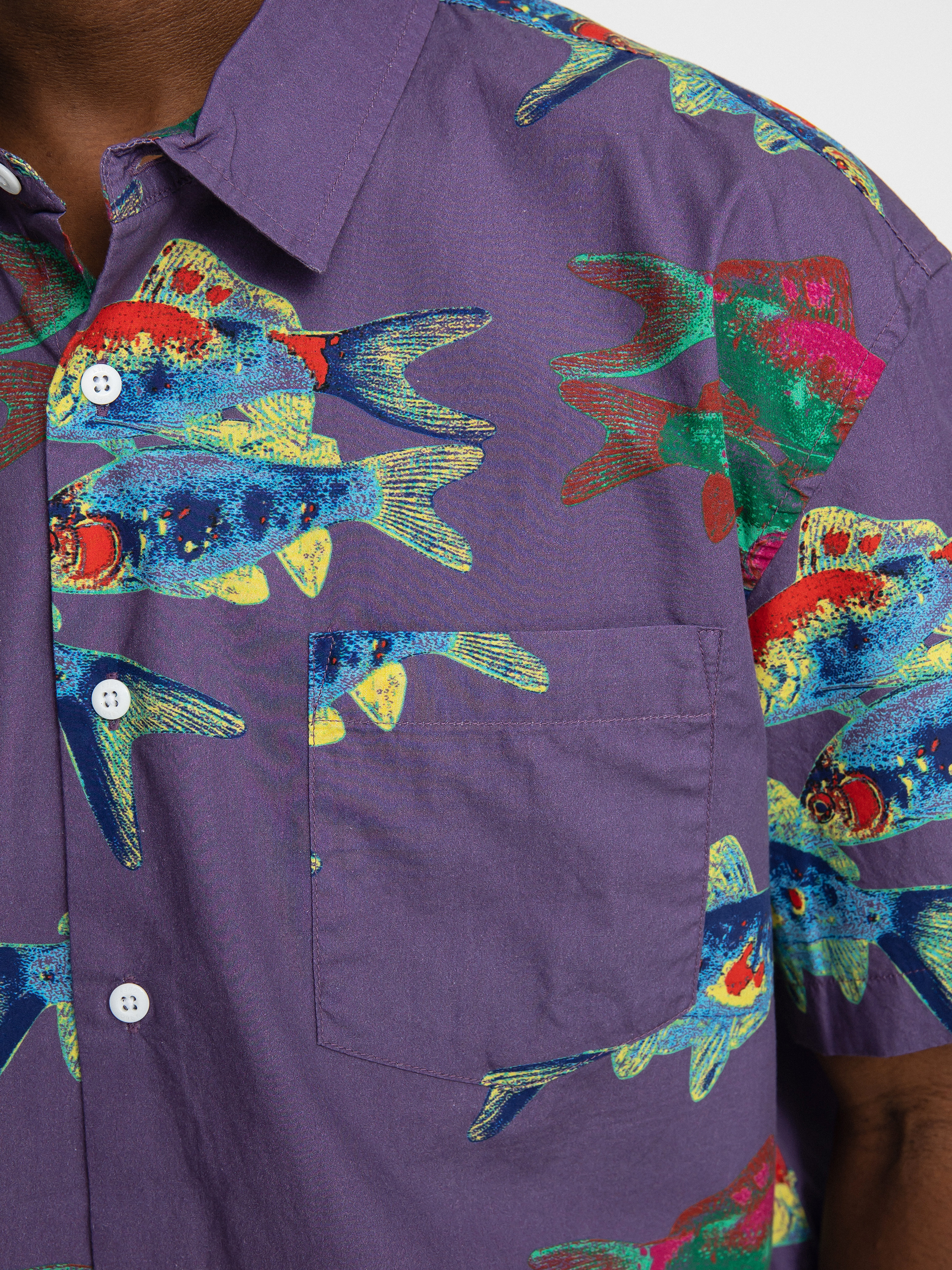 OBEY Fishbowl Shirt (lavender silk multi)