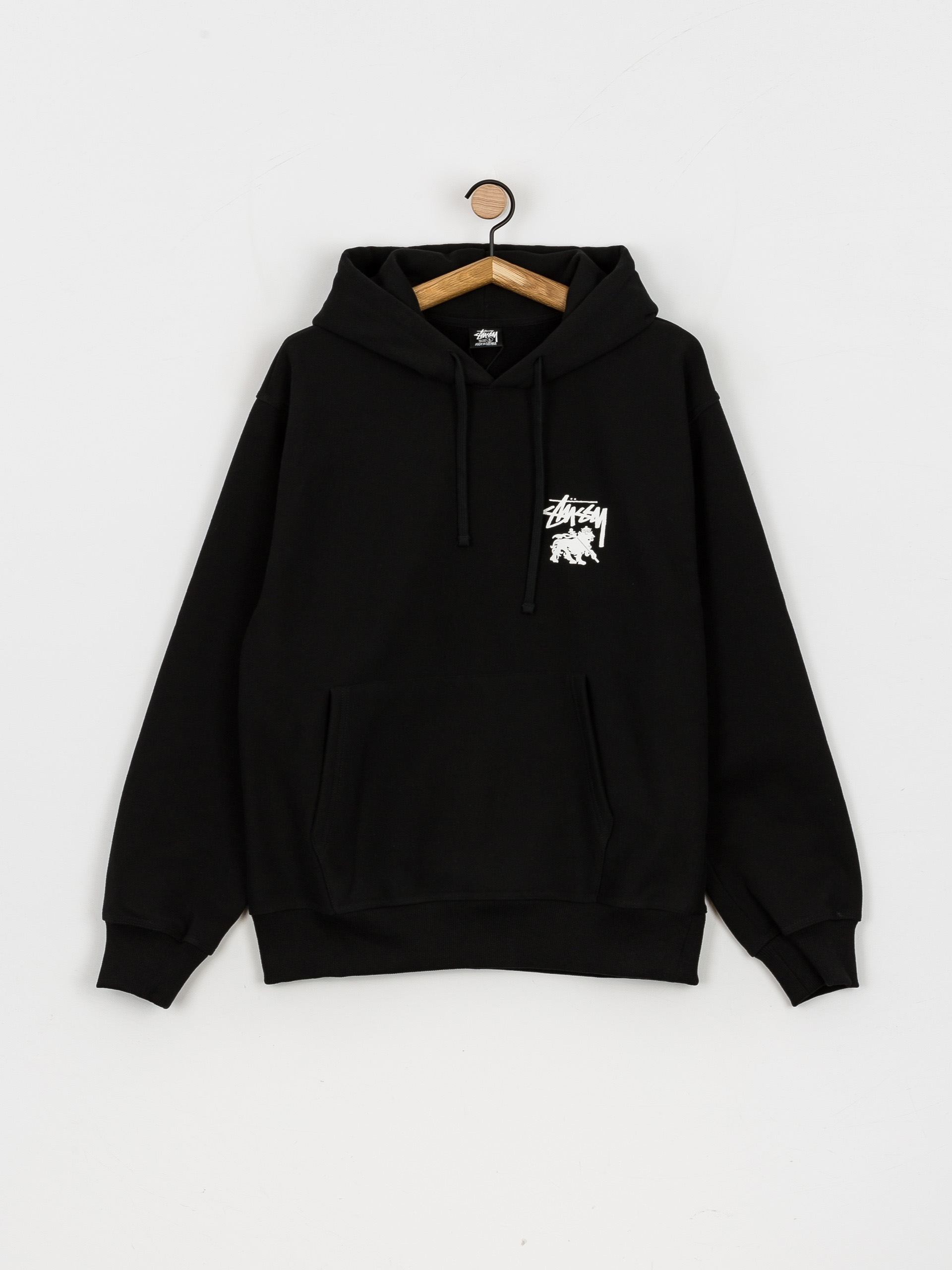 Stussy Rasta Dot HD Hoodie black black