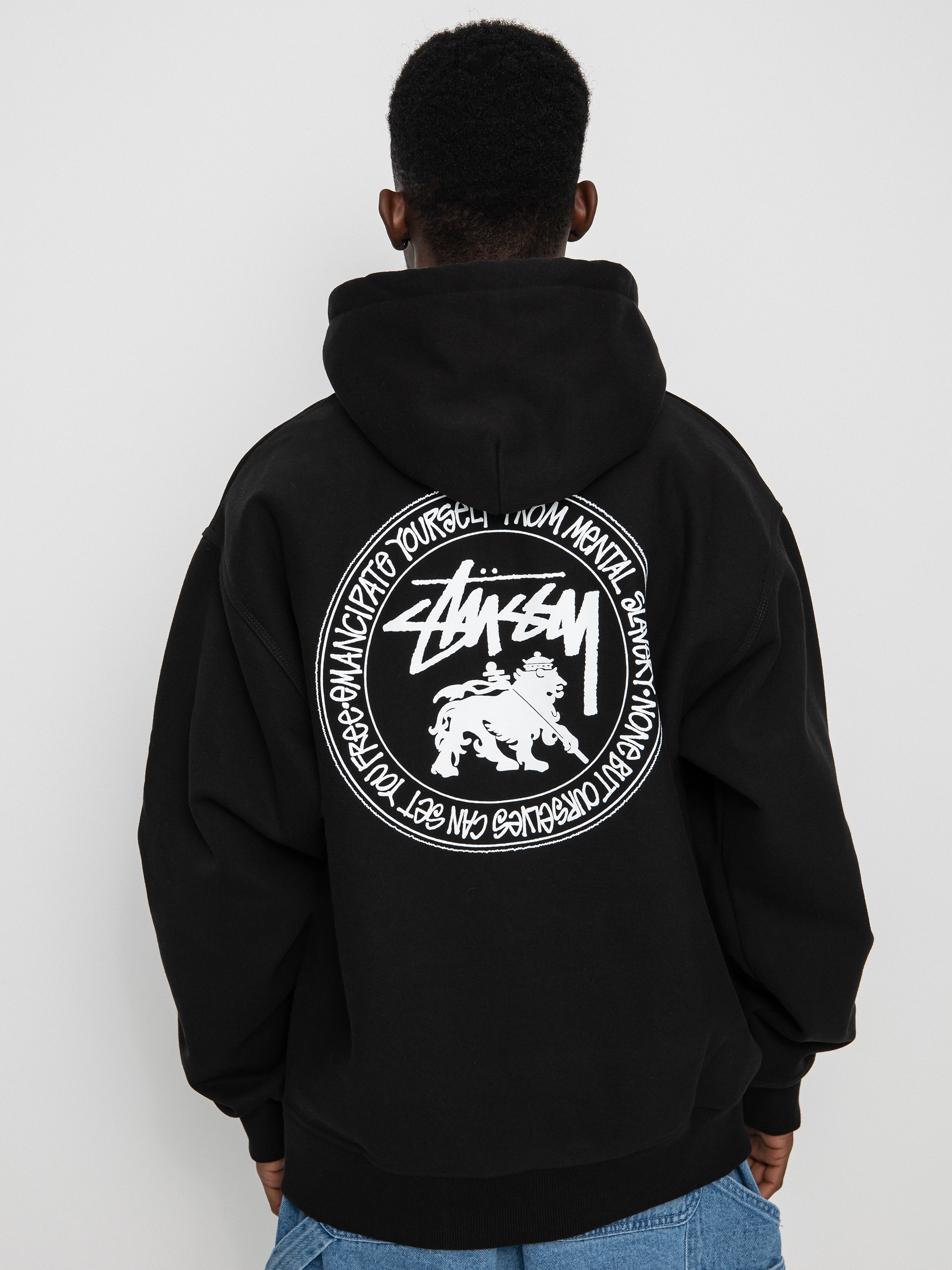 Stussy Rasta Dot HD Hoodie (black)