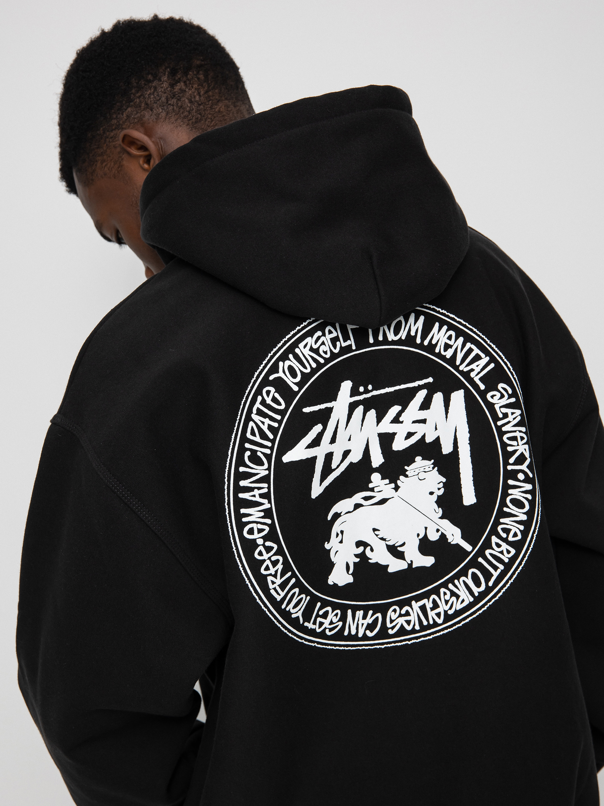 Stussy Rasta Dot HD Hoodie (black)