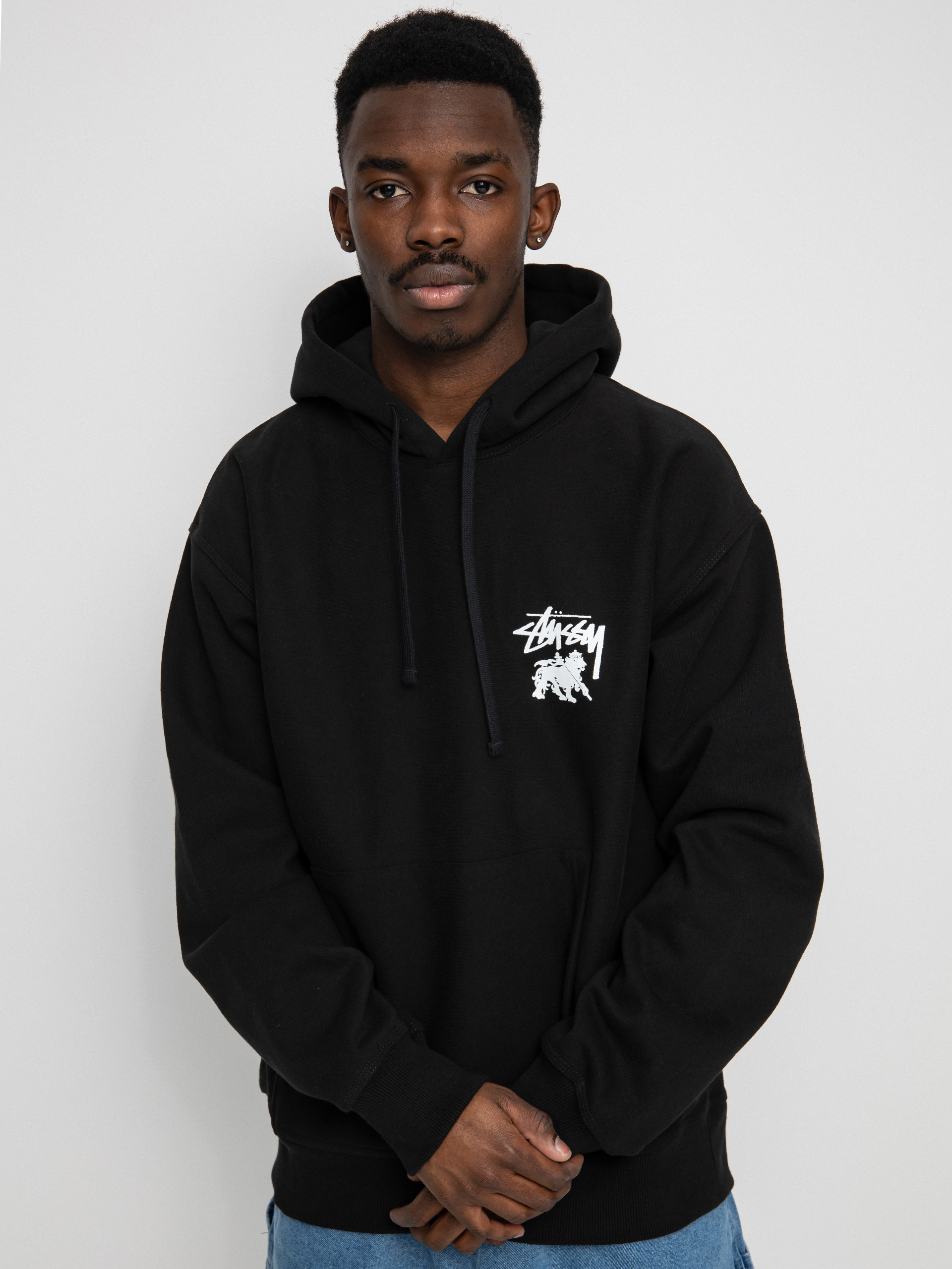 Stussy Rasta Dot HD Hoodie (black)