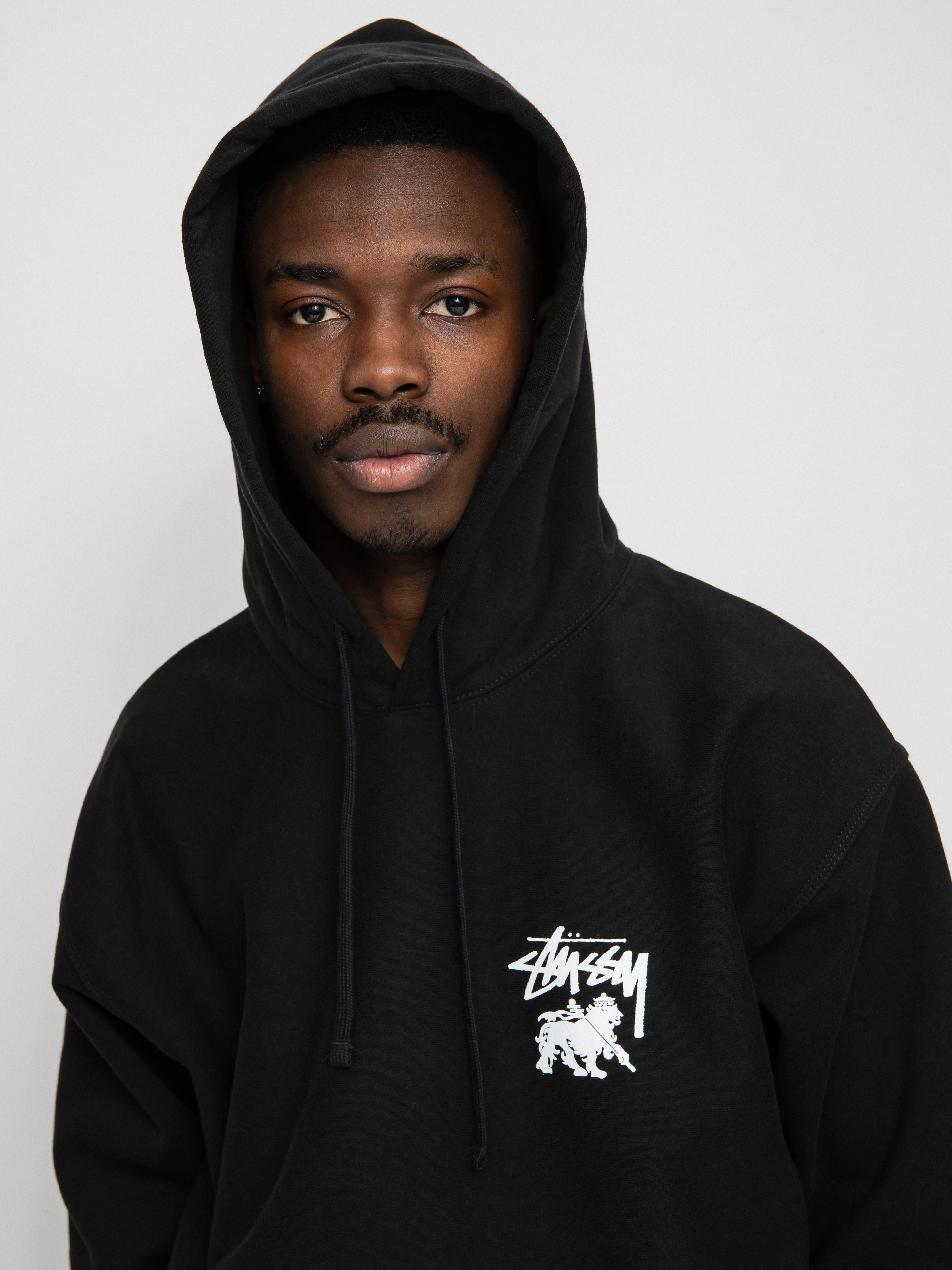 Stussy Rasta Dot HD Hoodie (black)