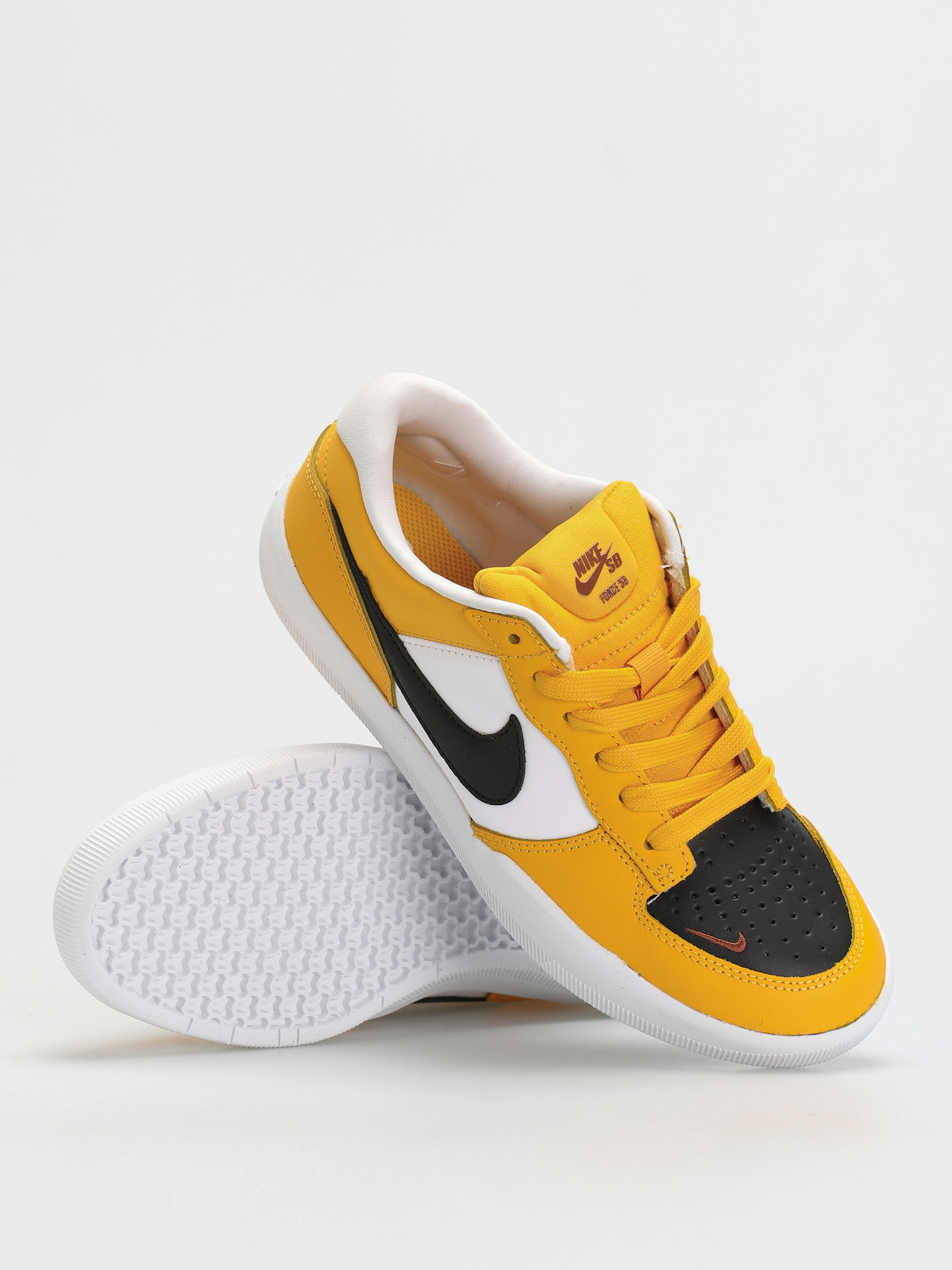 Nike SB Force 58 Premium Shoes (university gold/black white pecan)