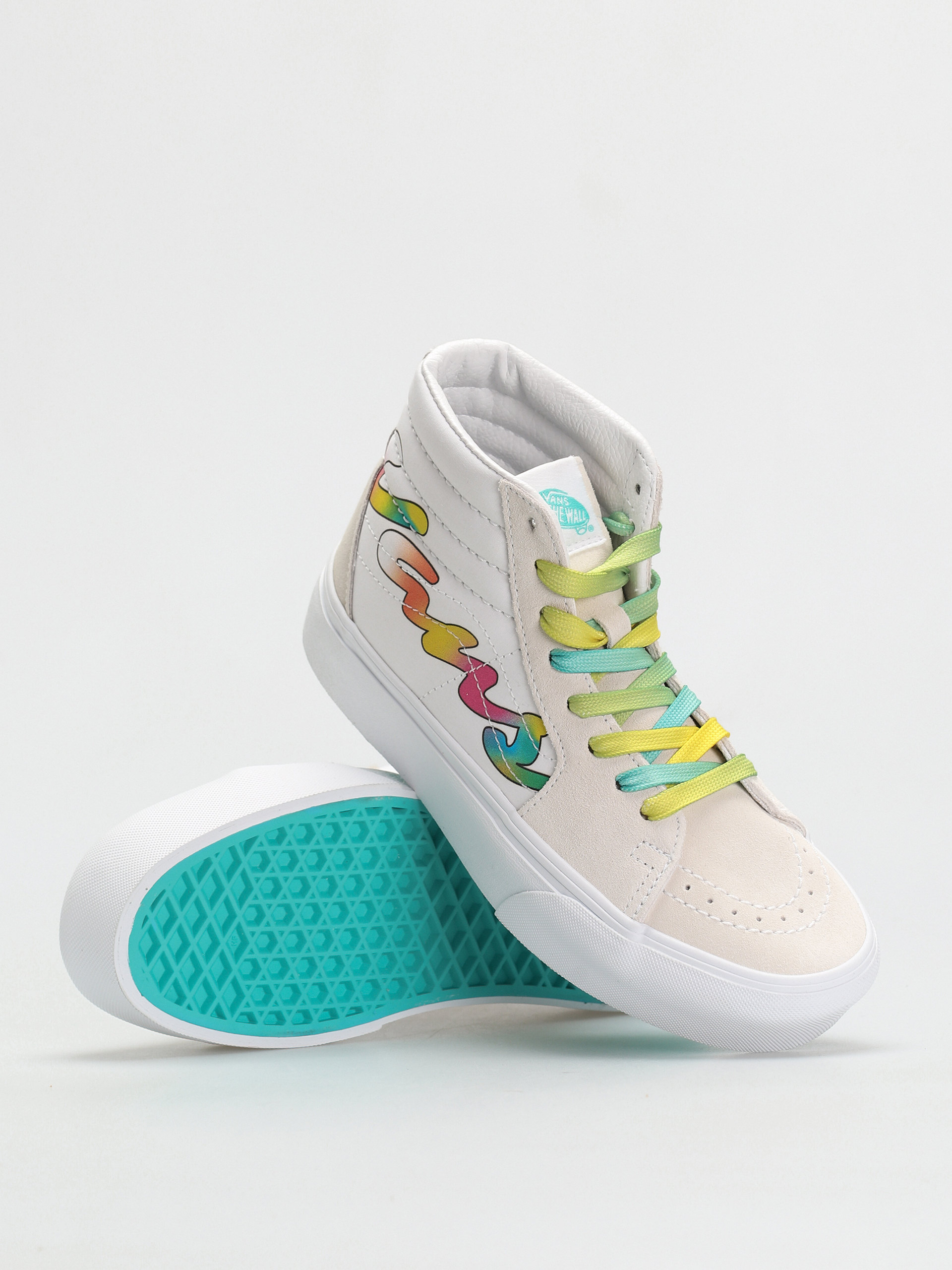 Vans Sk8 Hi Platform 2.0 Schuhe (spring fade/white/true white)