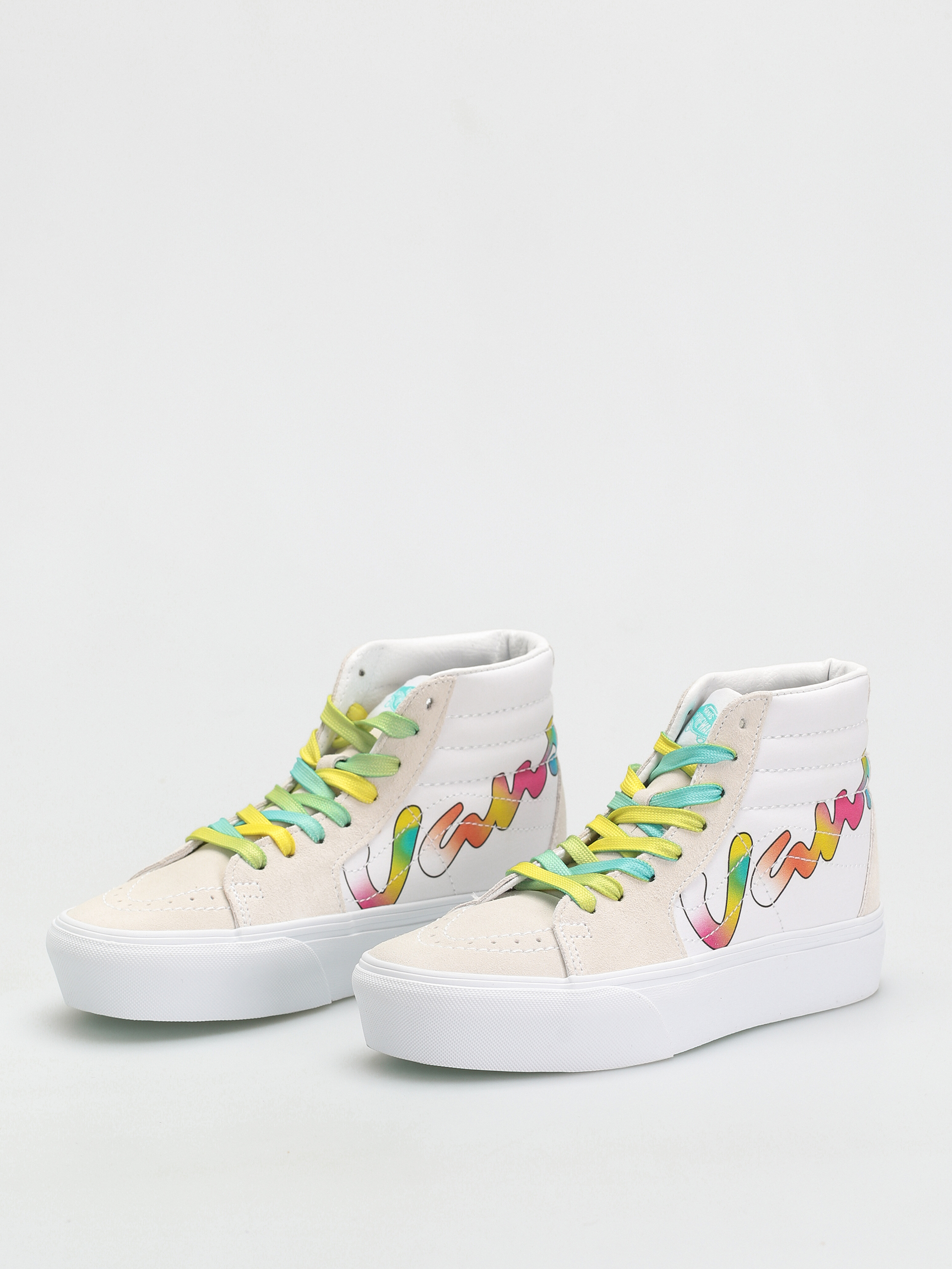 Vans Sk8 Hi Platform 2.0 Shoes (spring fade/white/true white)
