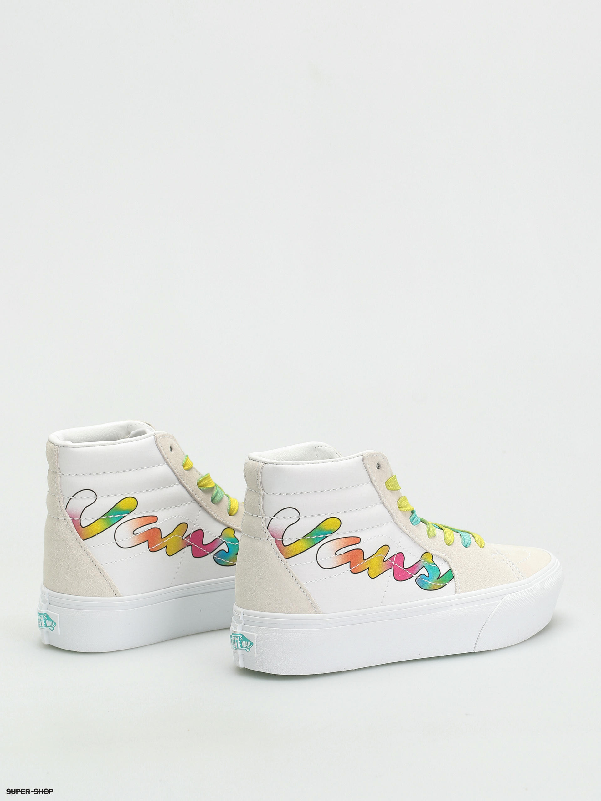 Vans platform sale rainbow