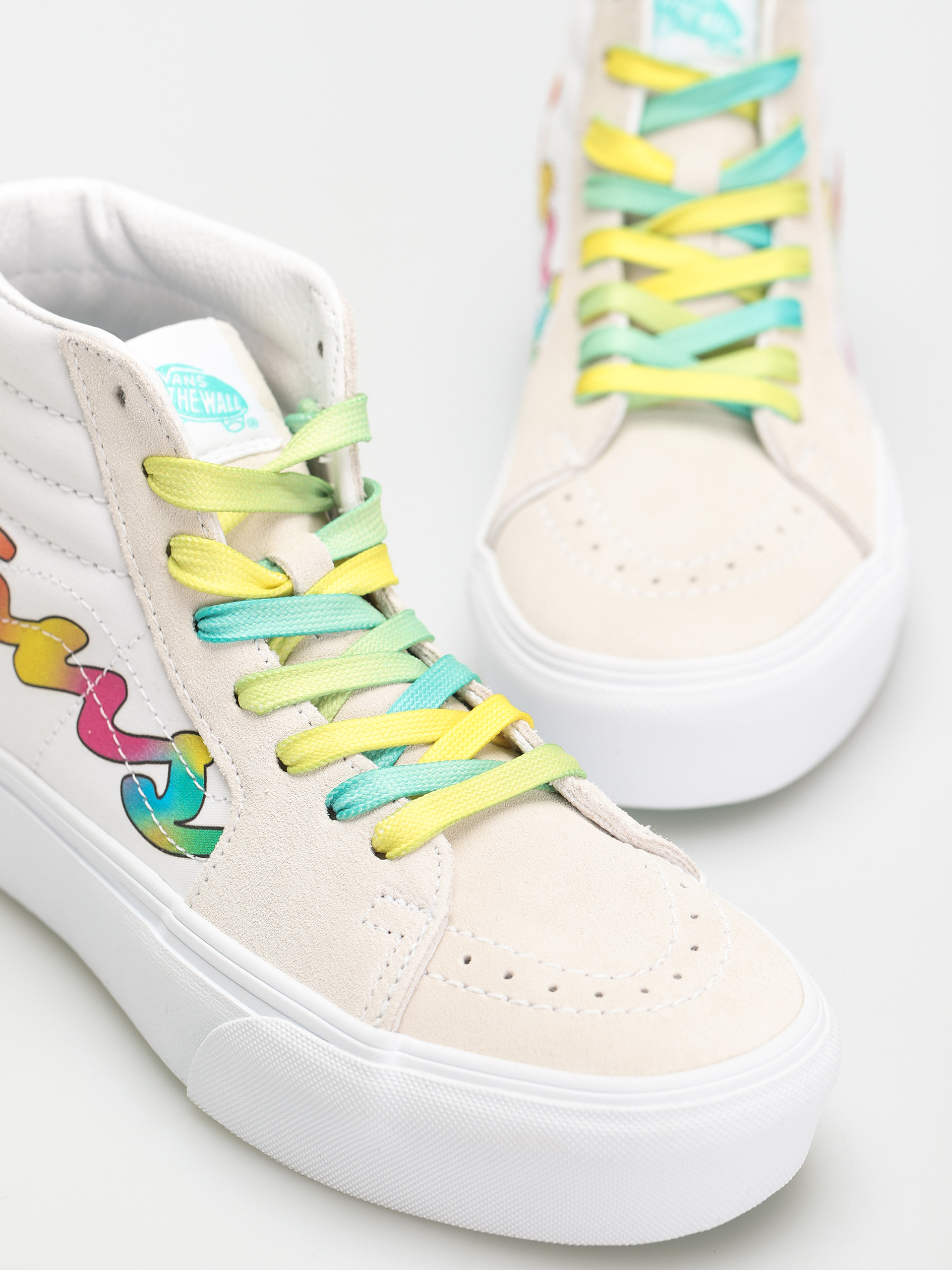 Vans Sk8 Hi Platform 2.0 Shoes (spring fade/white/true white)