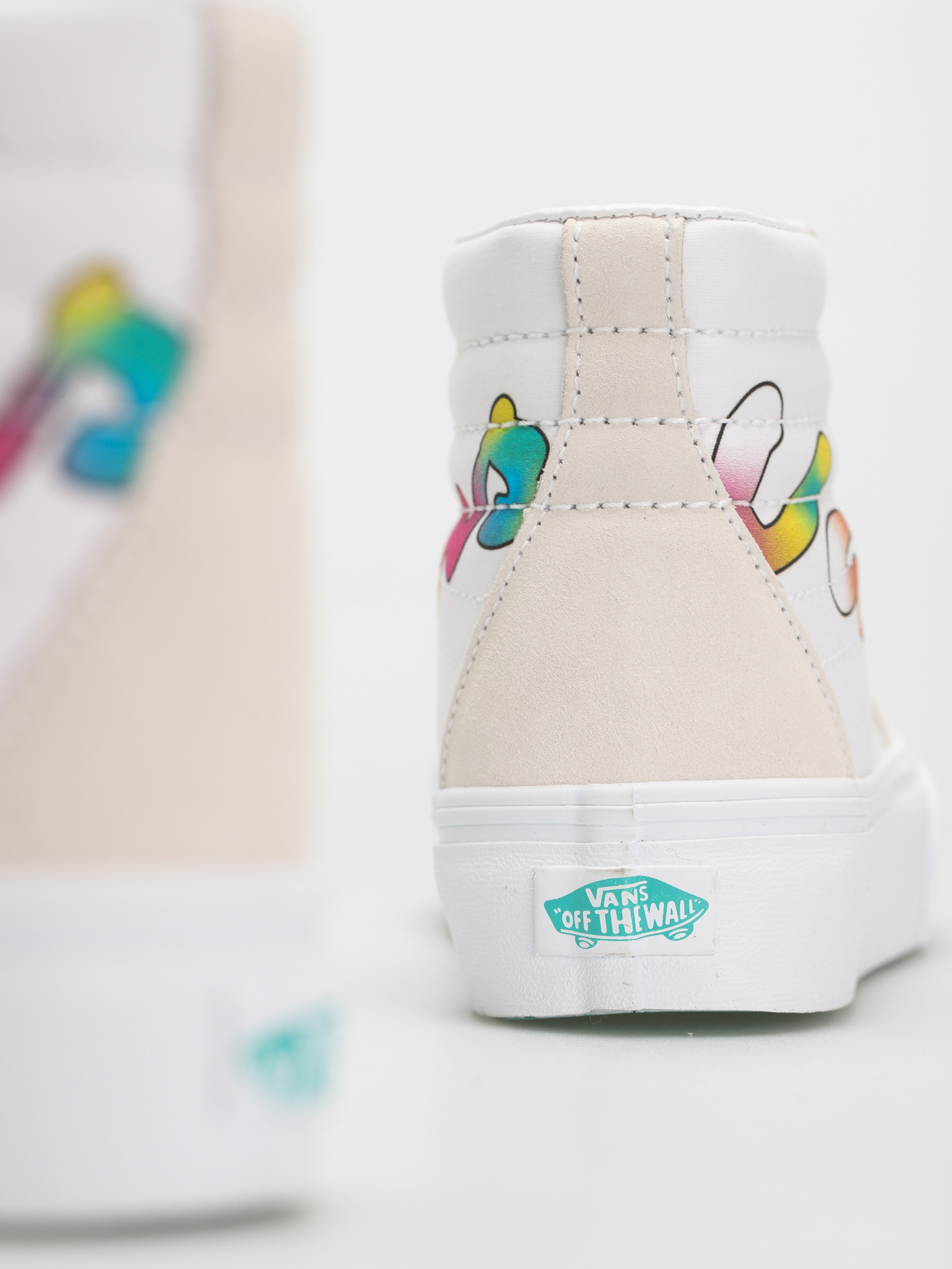 Vans Sk8 Hi Platform 2.0 Shoes (spring fade/white/true white)