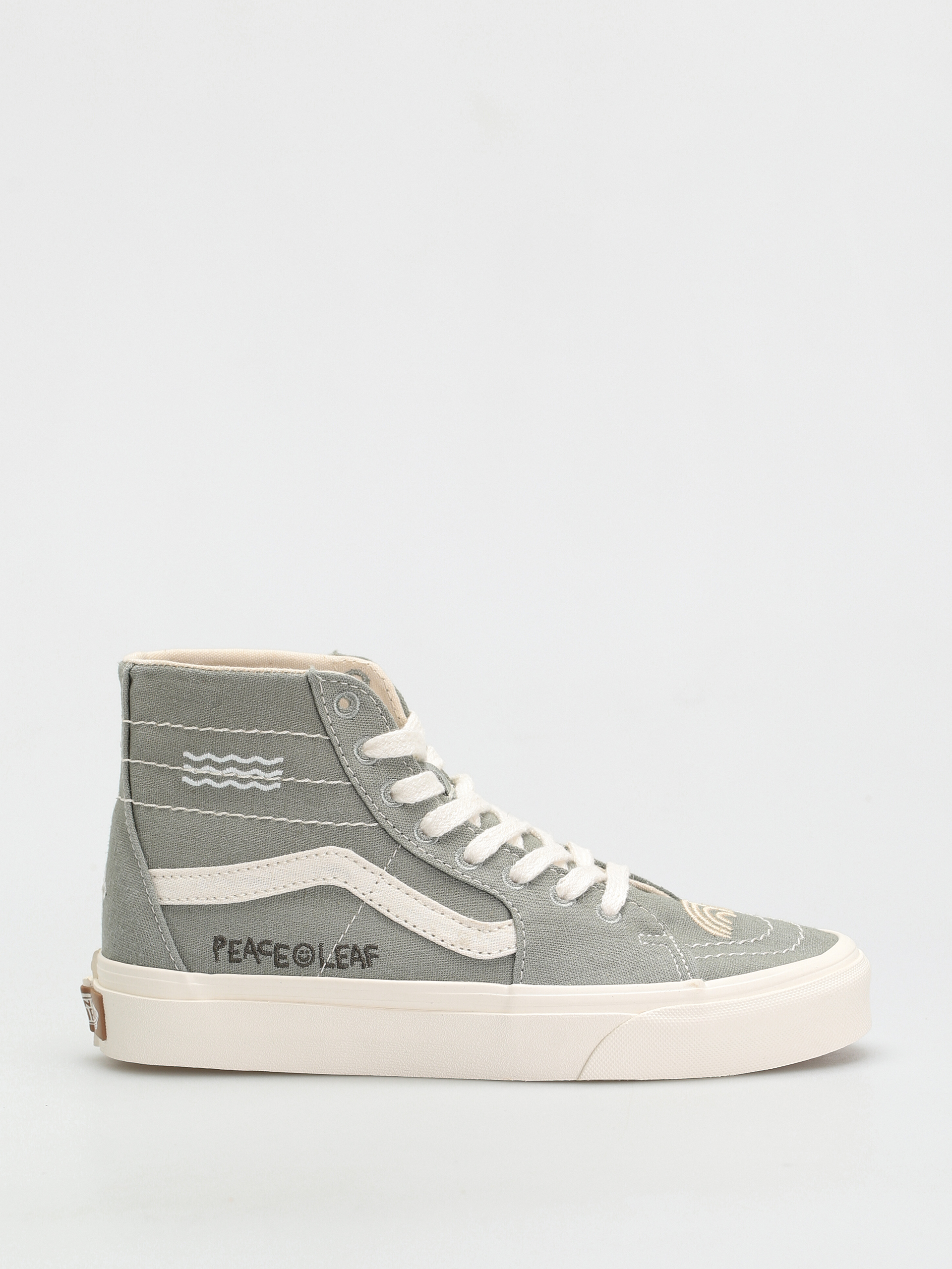 Vans Sk8 Hi Tapered Shoes (eco theory/green milieu/marshmallow)