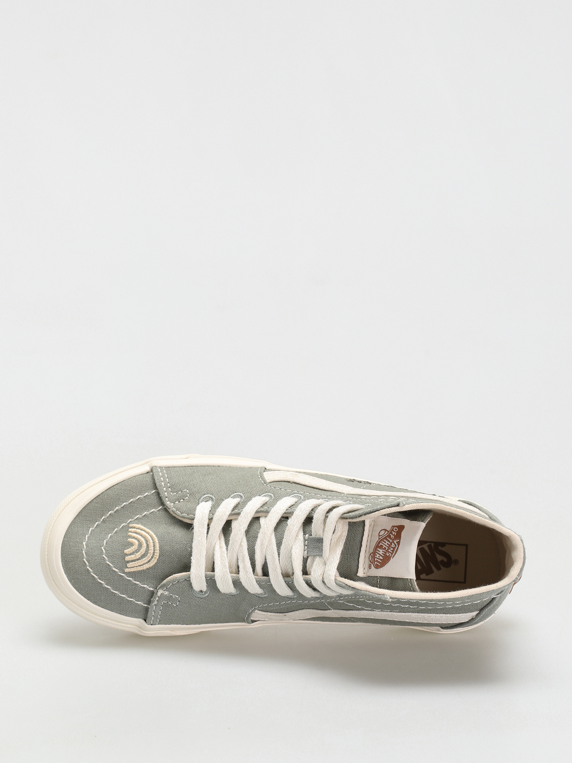 Vans Sk8 Hi Tapered Shoes (eco theory/green milieu/marshmallow)