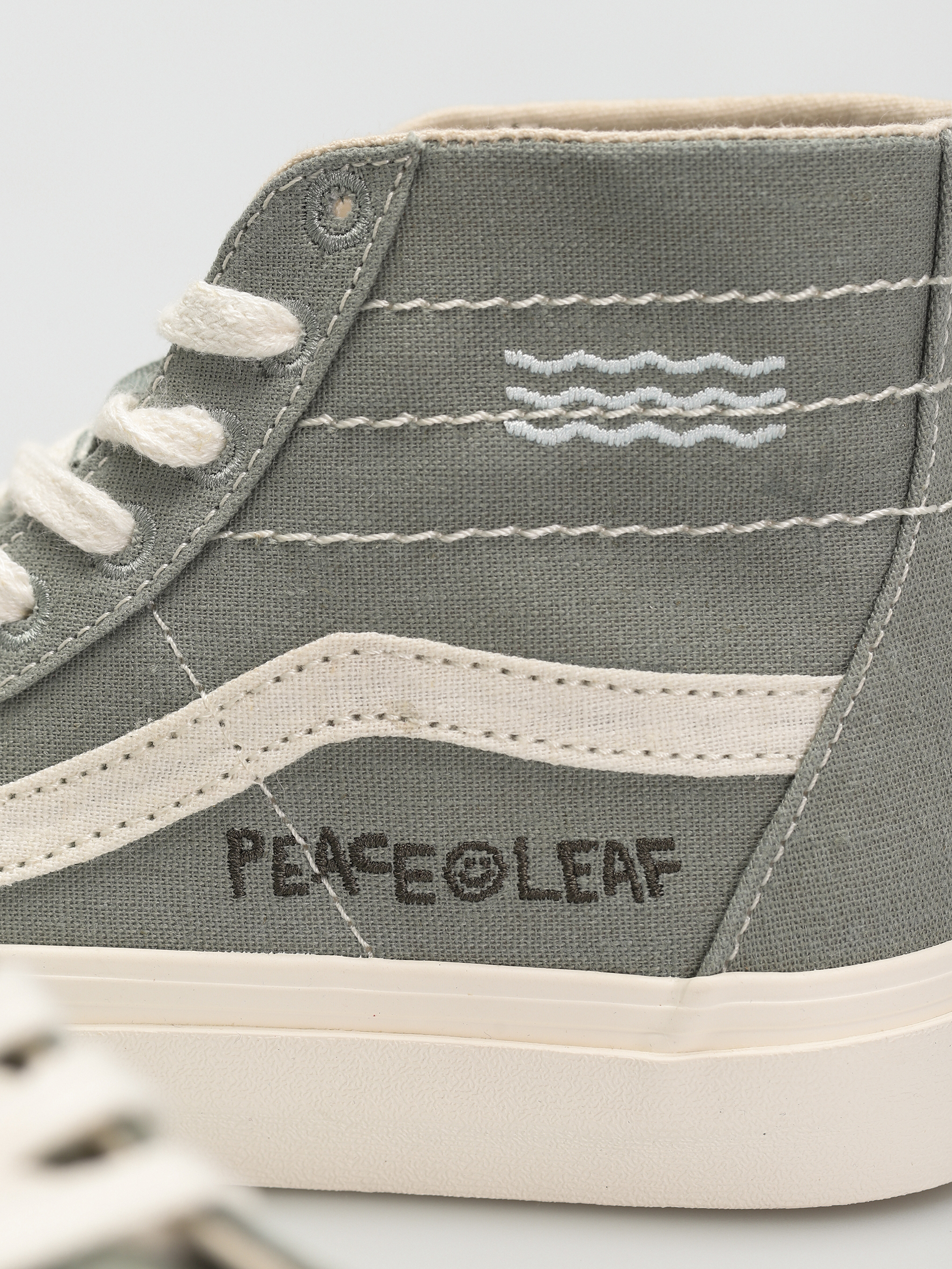 Vans Sk8 Hi Tapered Shoes (eco theory/green milieu/marshmallow)