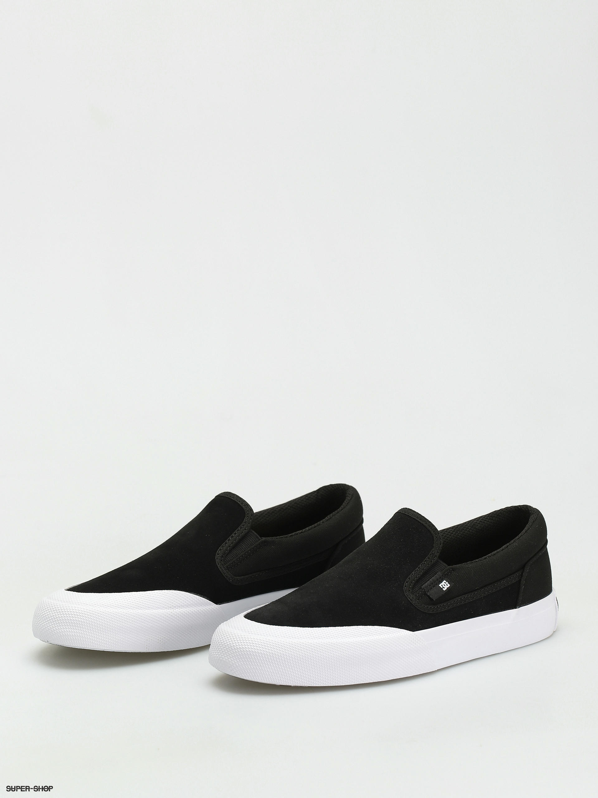 dc white slip on shoes