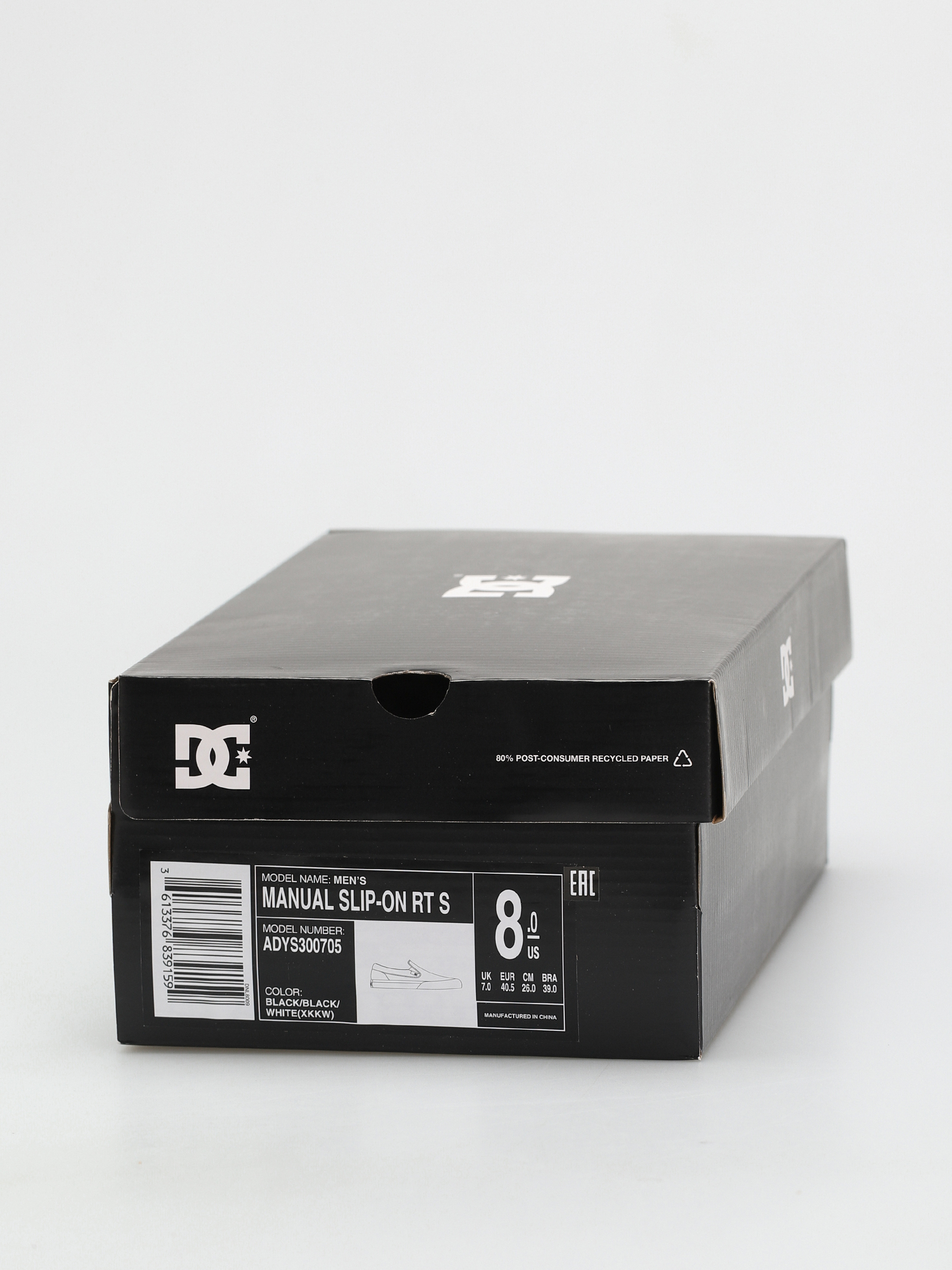 DC Manual Slip Rt S Shoes (black/black/white)