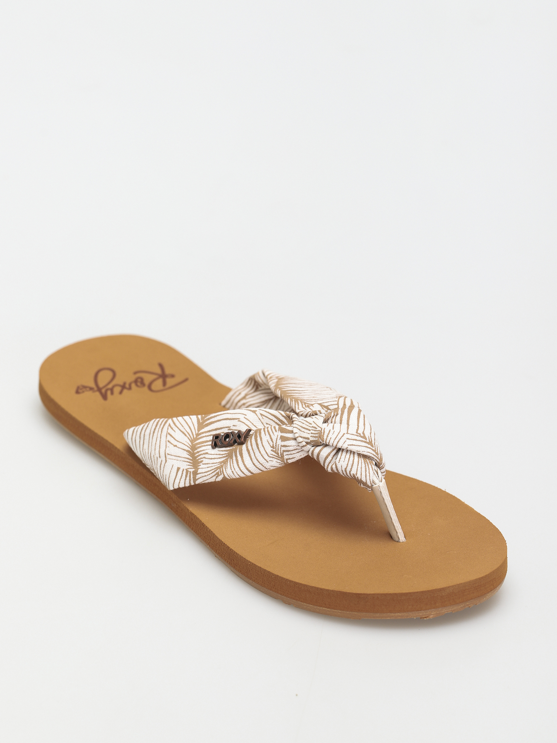 roxy sandals white