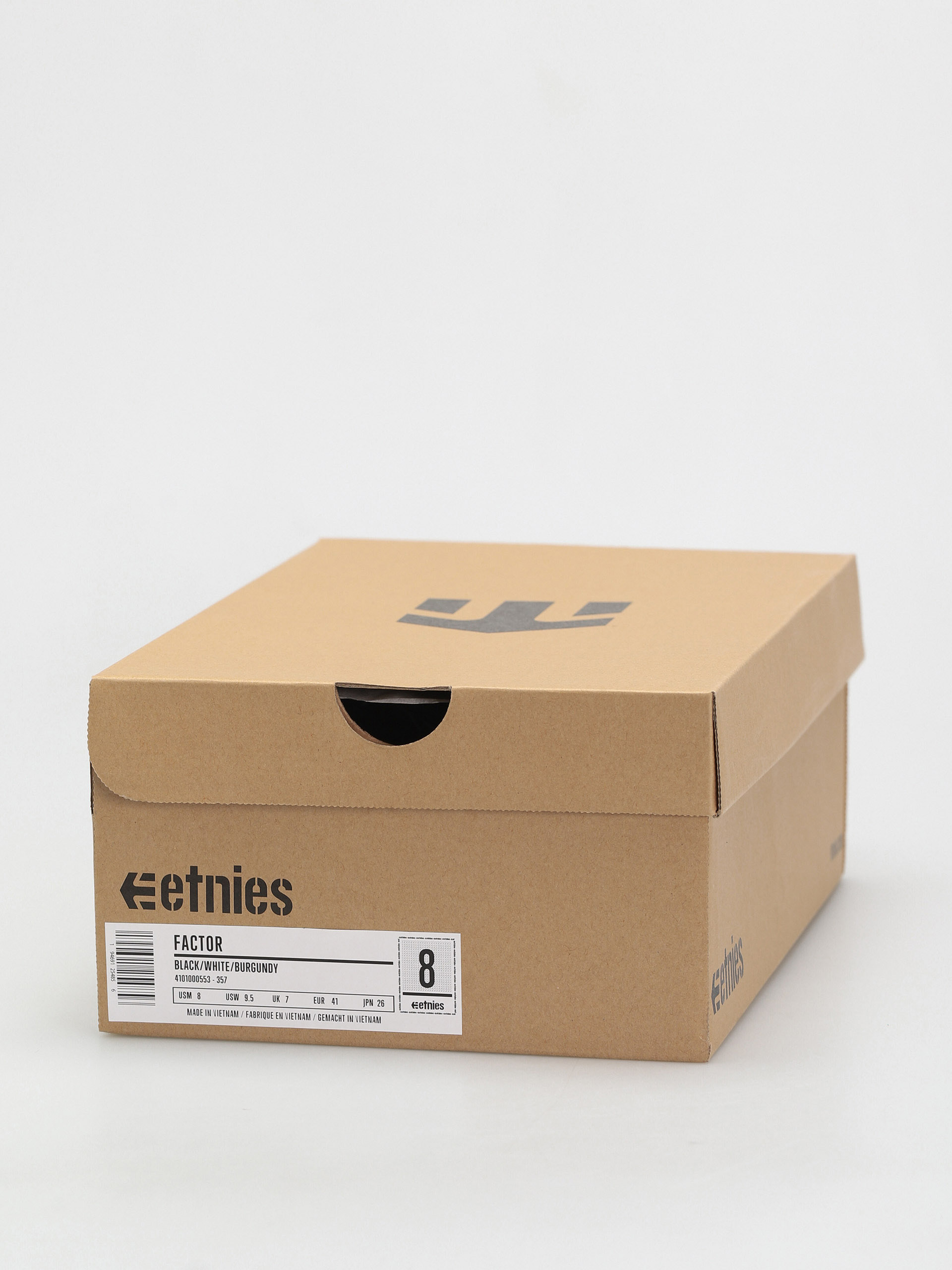 Etnies Factor Schuhe (black/white/burgundy)