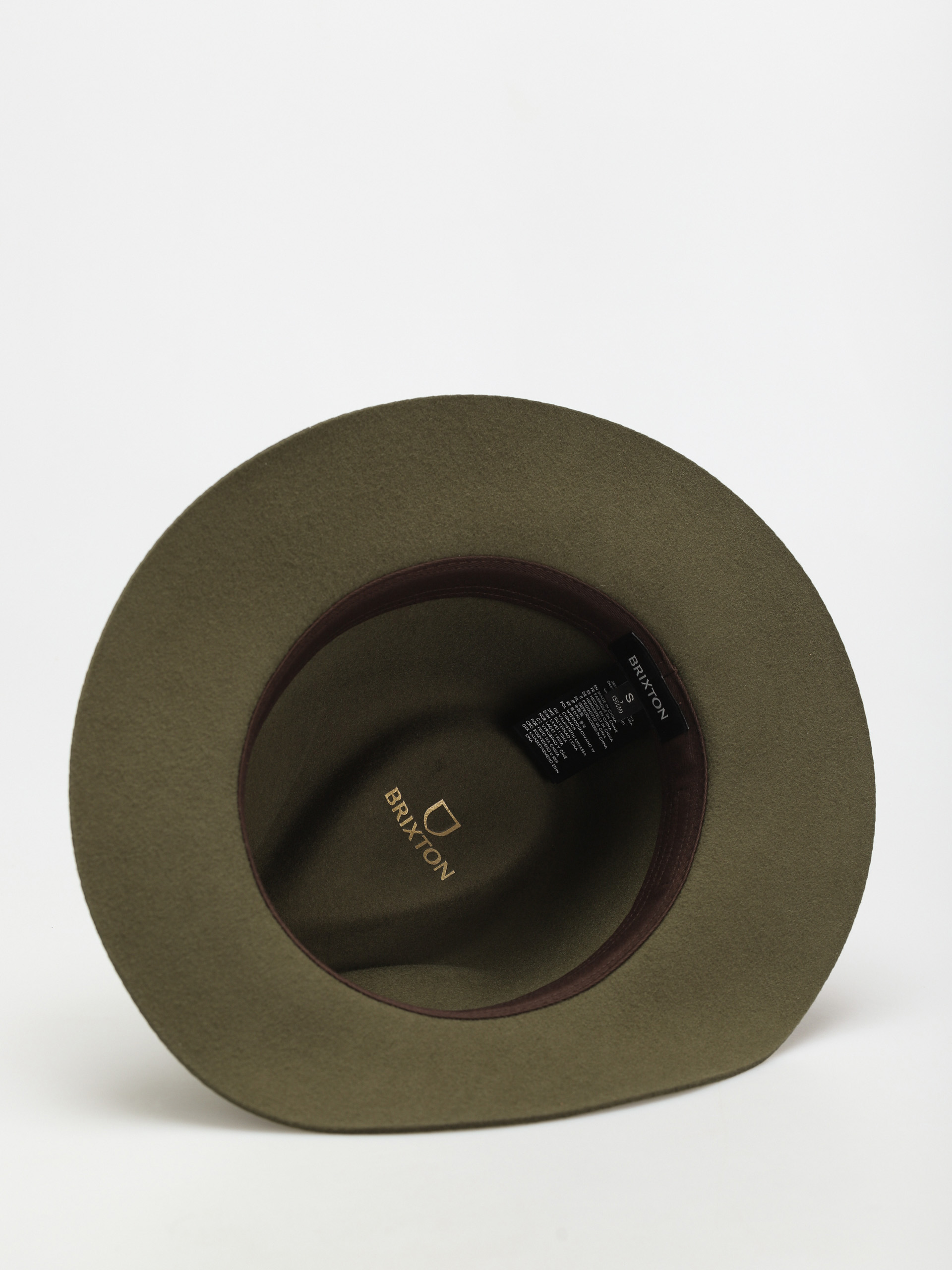 Brixton Wesley Fedora Hut (military olive)