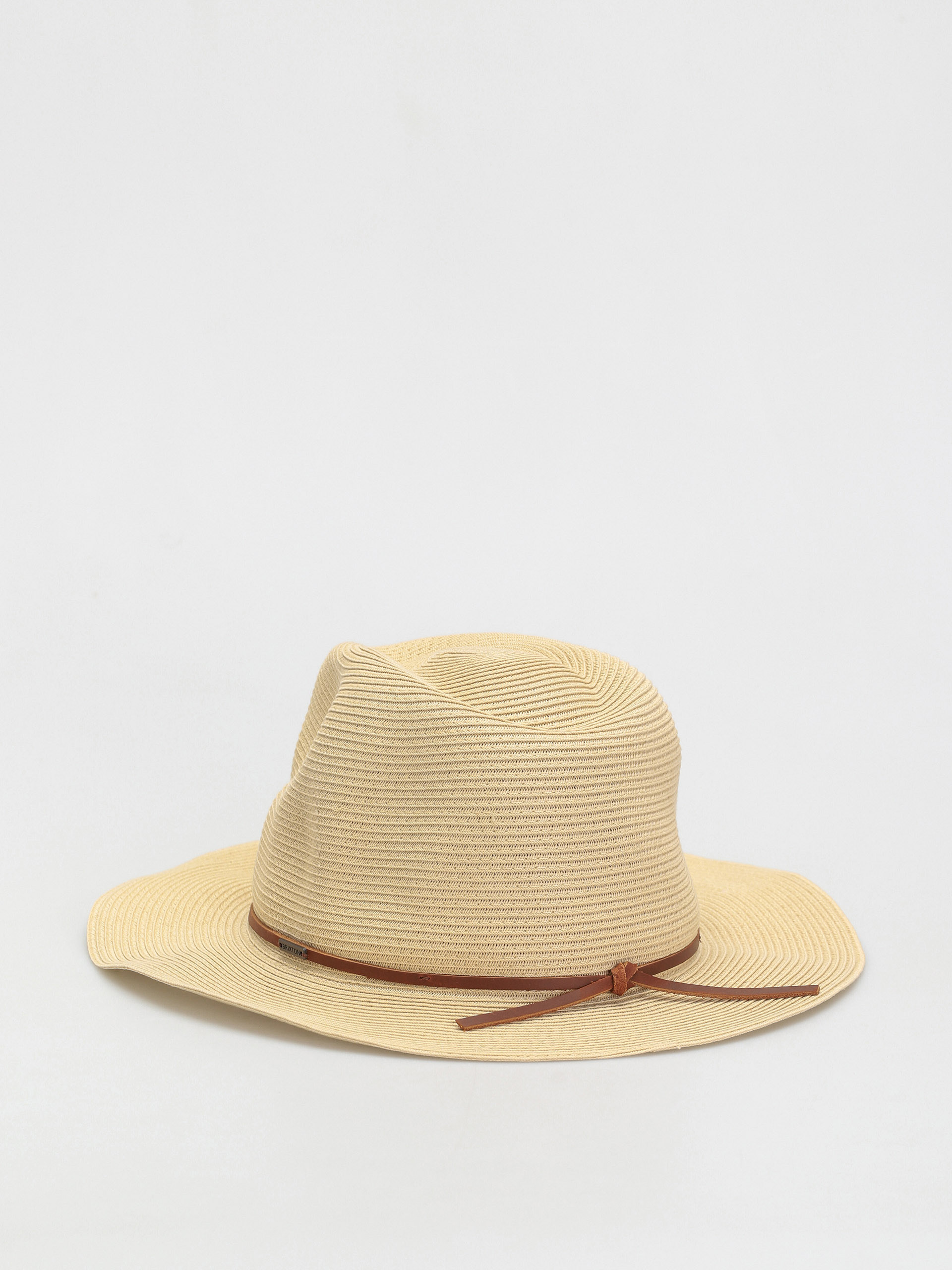 Brixton Wesley Straw Packable Fedora Hut (tan)