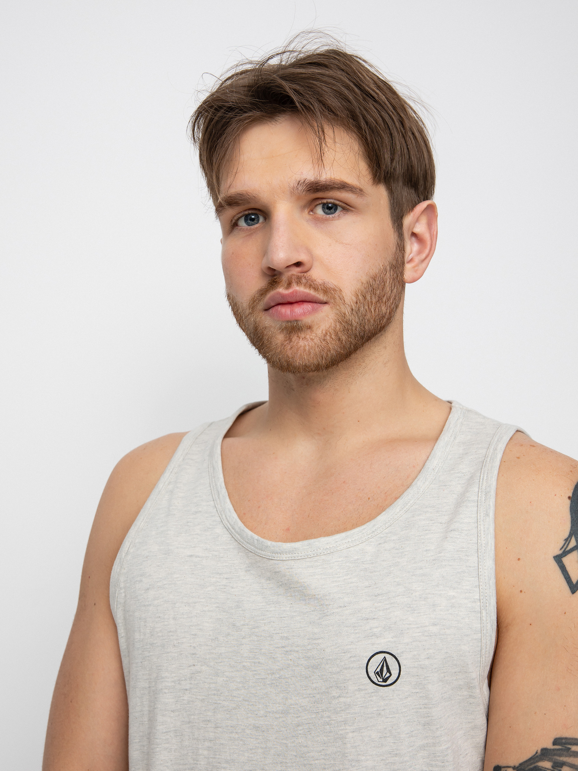 Volcom Circle Blanks Hth Tank top (bone heather)