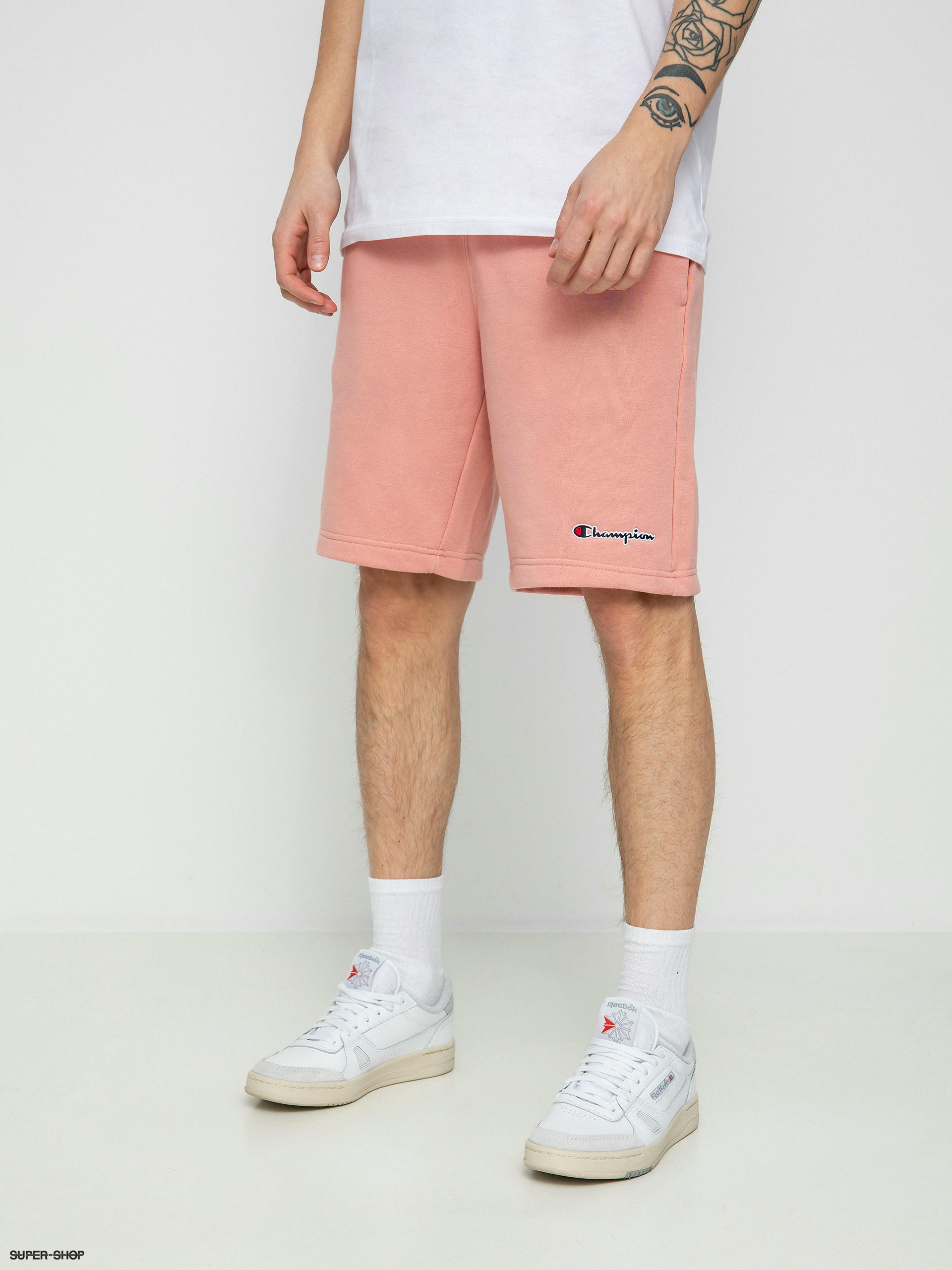 champion pink shorts mens