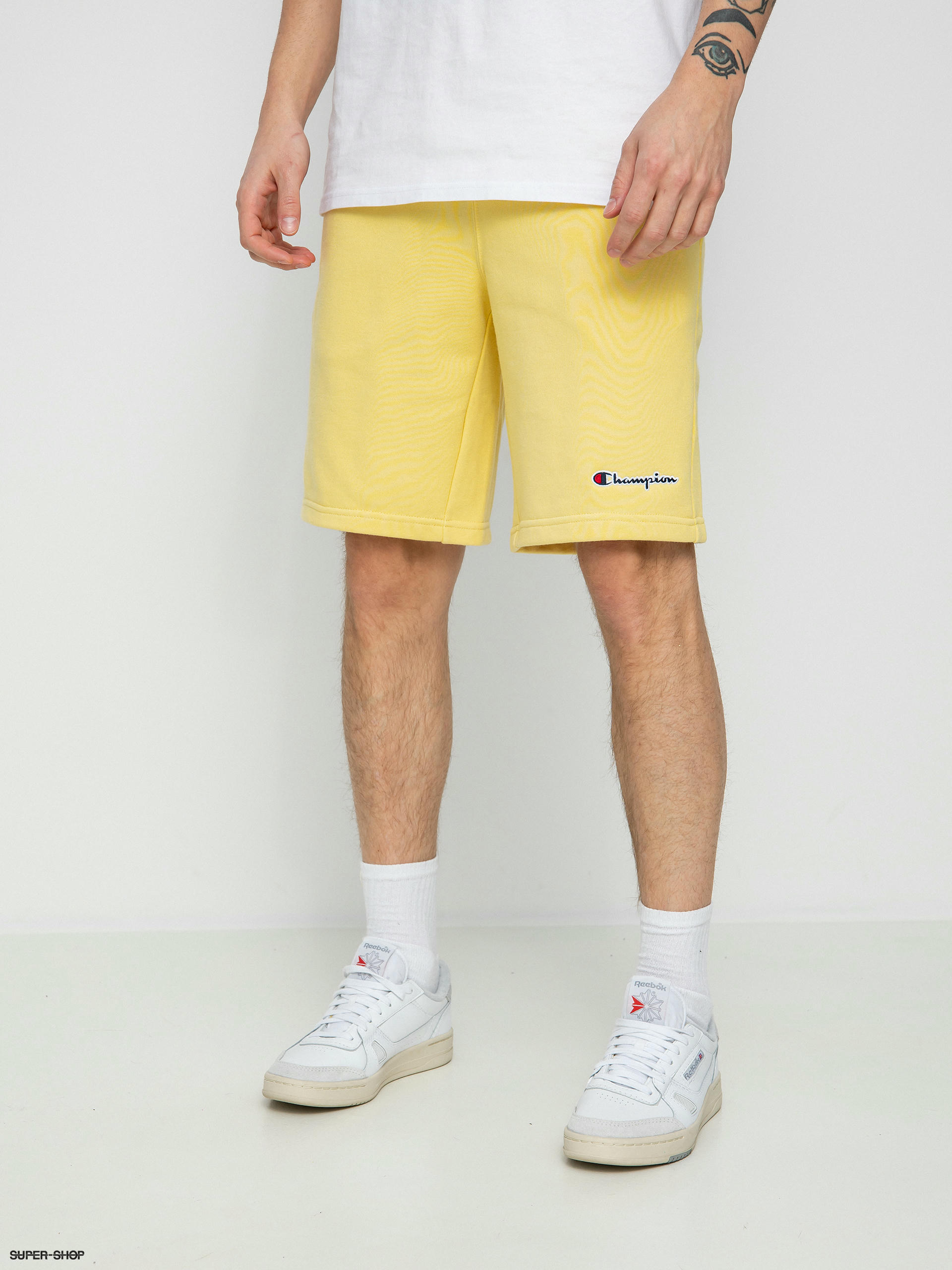 champion gold shorts