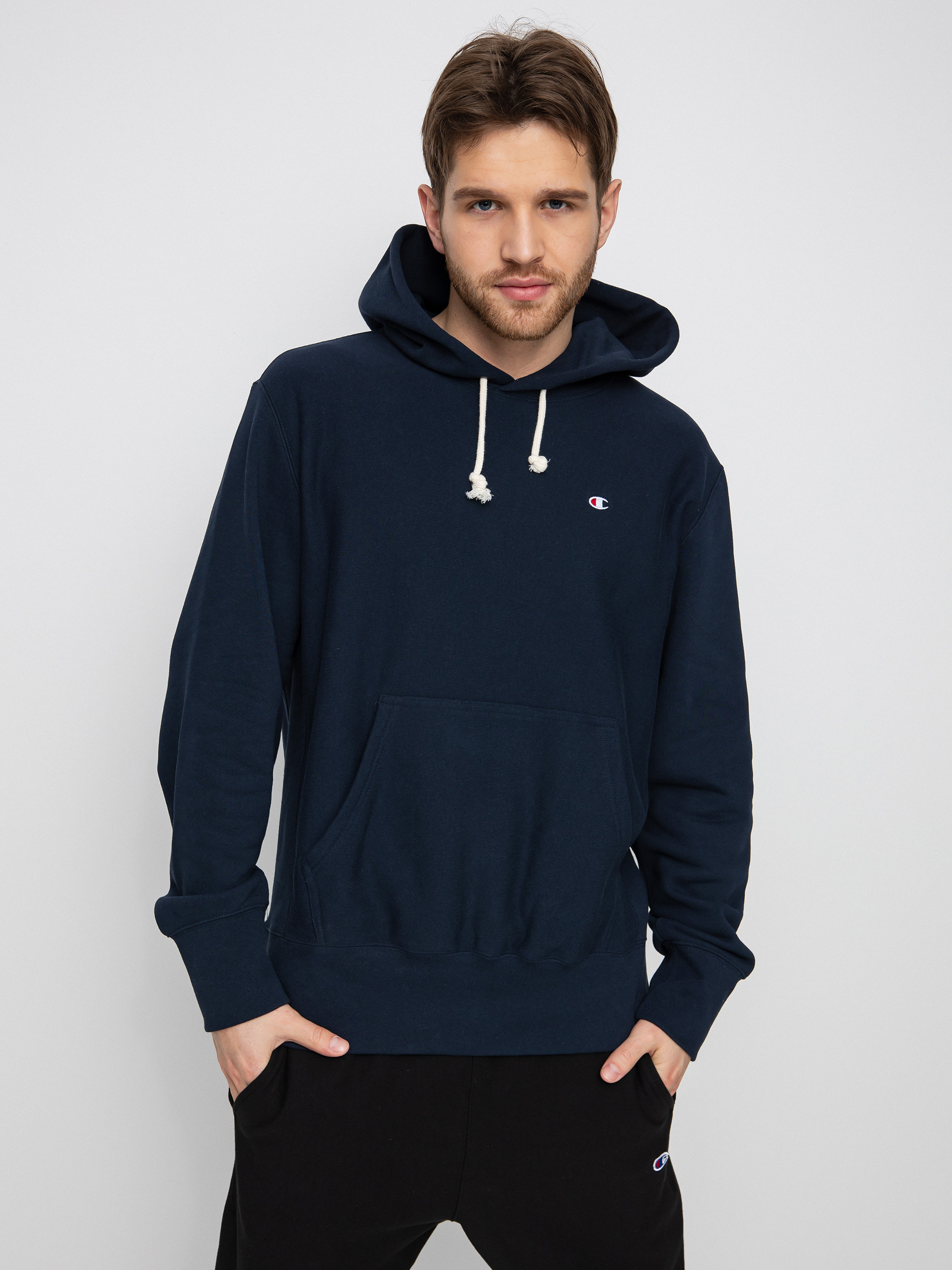 Champion Hooded Sweatshirt 217233 HD Hoodie navy blue (nny)