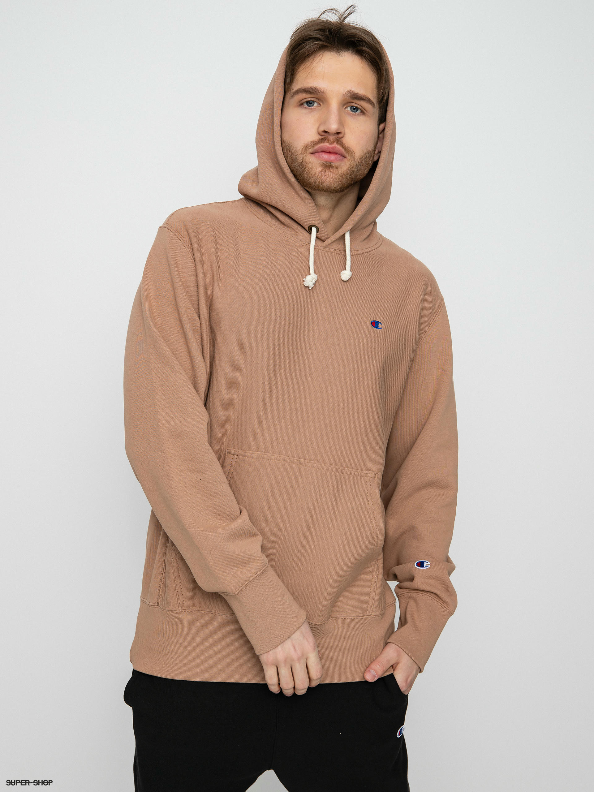 Champion hoodie clearance with fur hood