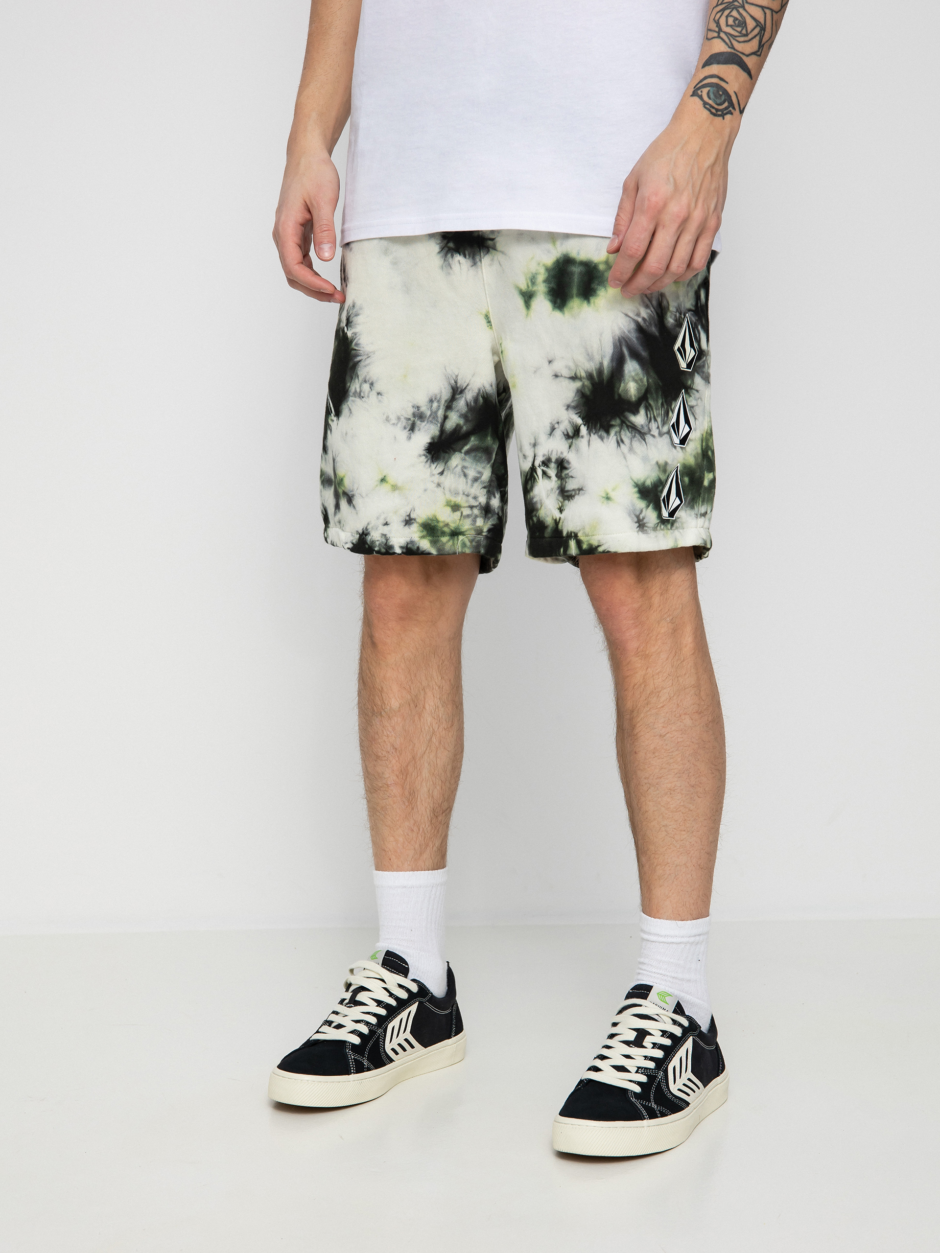 Volcom Iconic Stone Plus Shorts (lime tie dye)