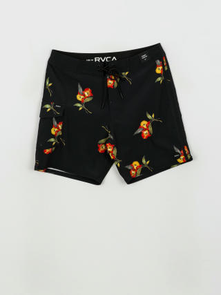 RVCA Restless Trunk Boardshorts (black floral)
