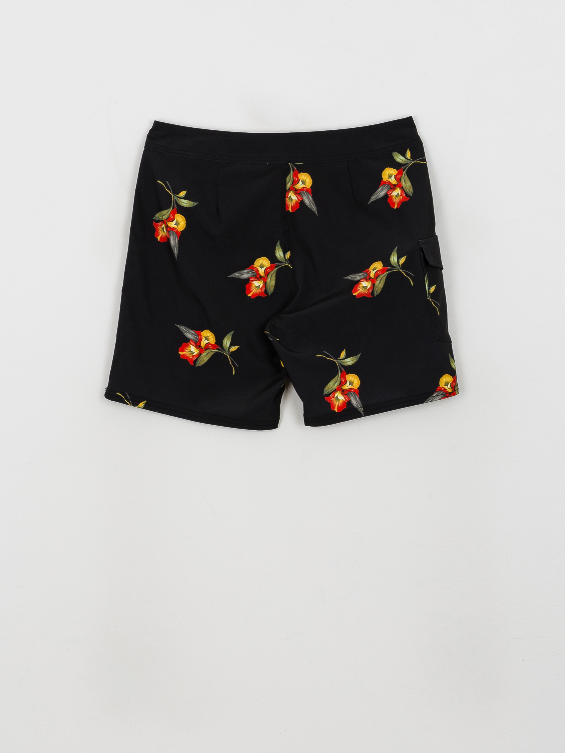 RVCA Restless Trunk Boardshorts (black floral)