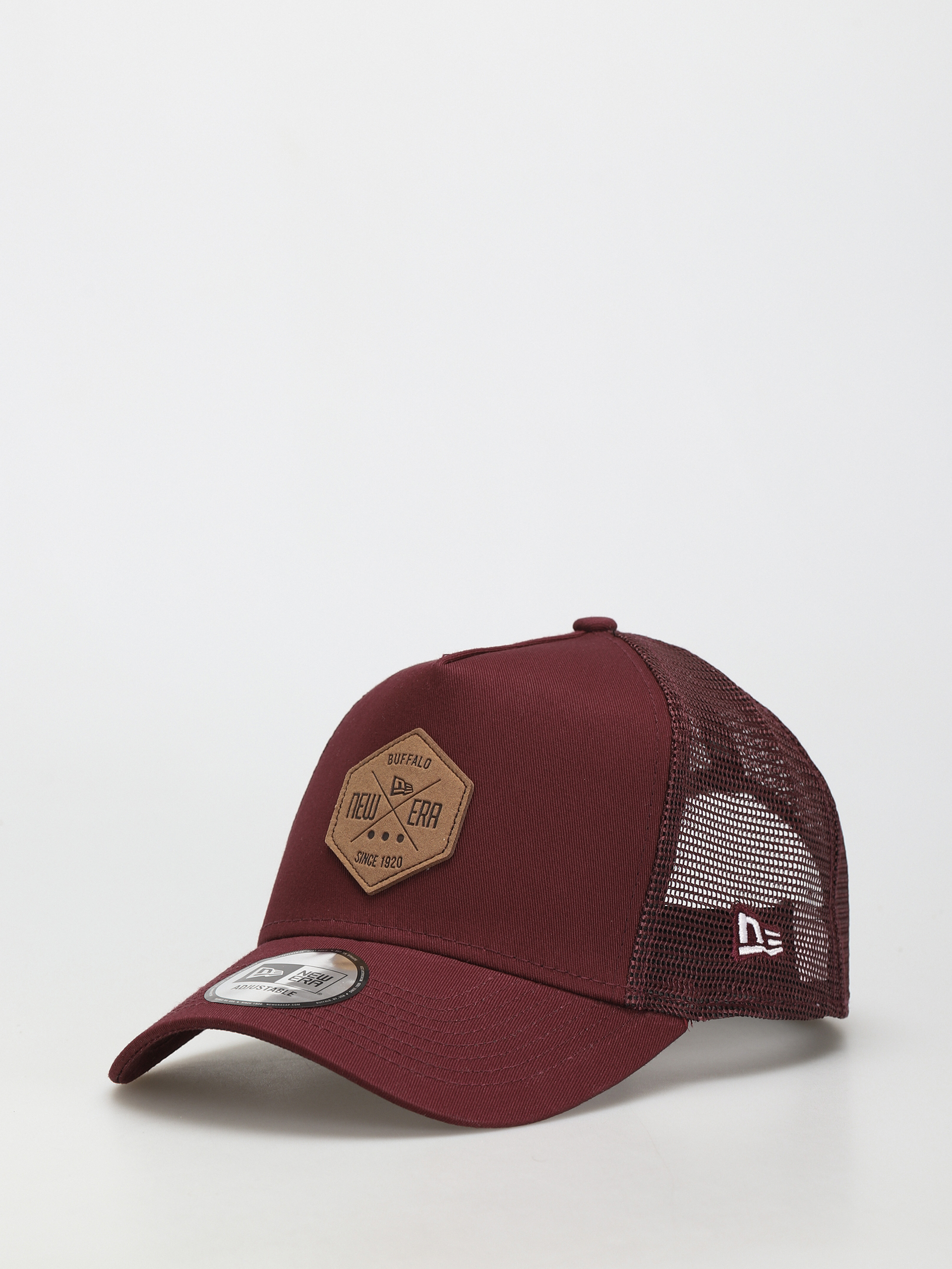 New Era Heritage Patch 9Forty Trucker Cap (maroon)