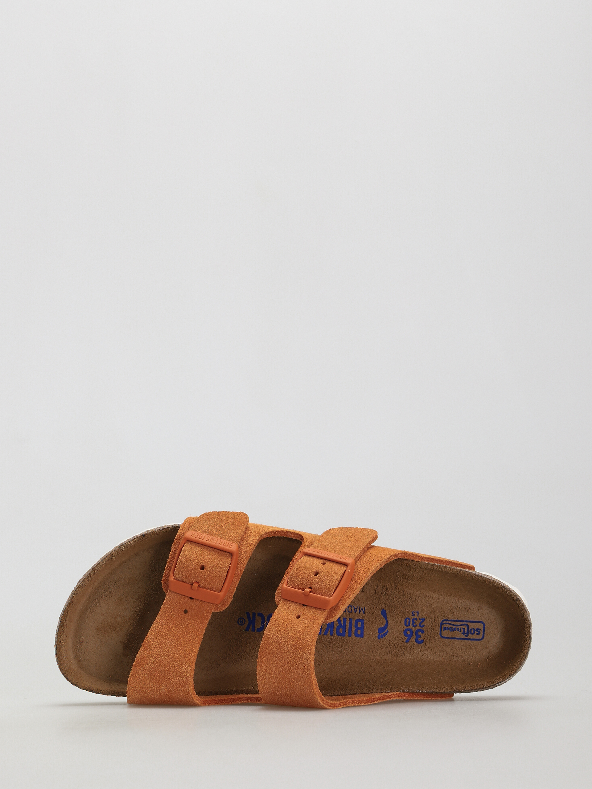 Birkenstock Arizona Sfb Narrow Sandalen Wmn (russet orange suede leather)