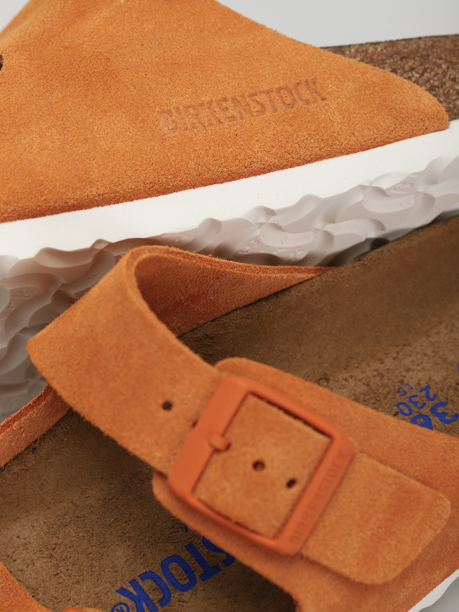 Birkenstock Arizona Sfb Narrow Sandalen Wmn (russet orange suede leather)