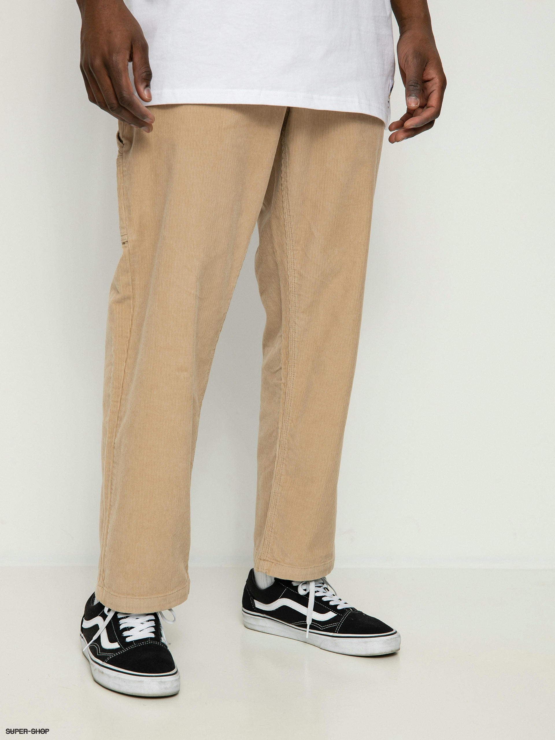 cord beige pants