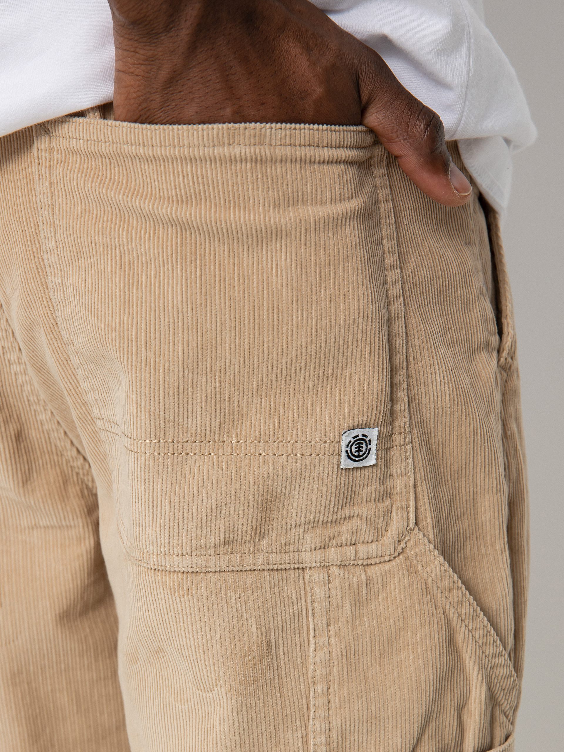 Element Highwater Work Cord Pants (oxford tan)