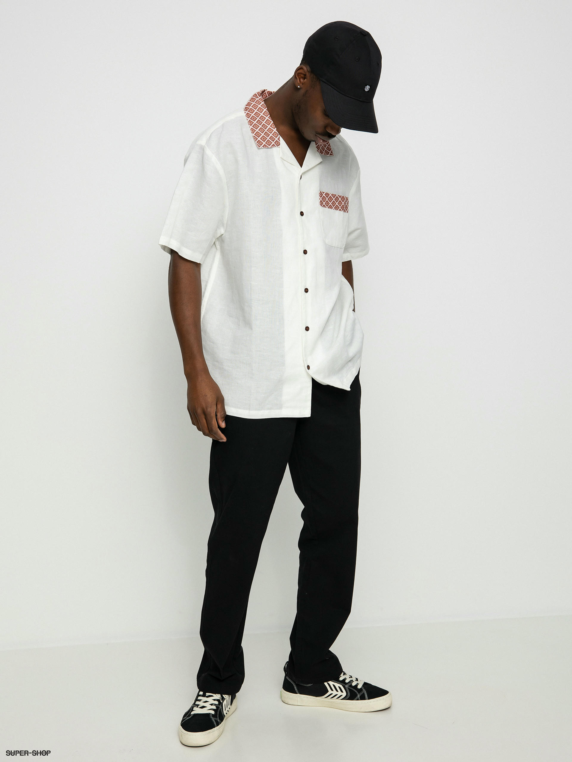 Brixton Bunker Shirt (off white)