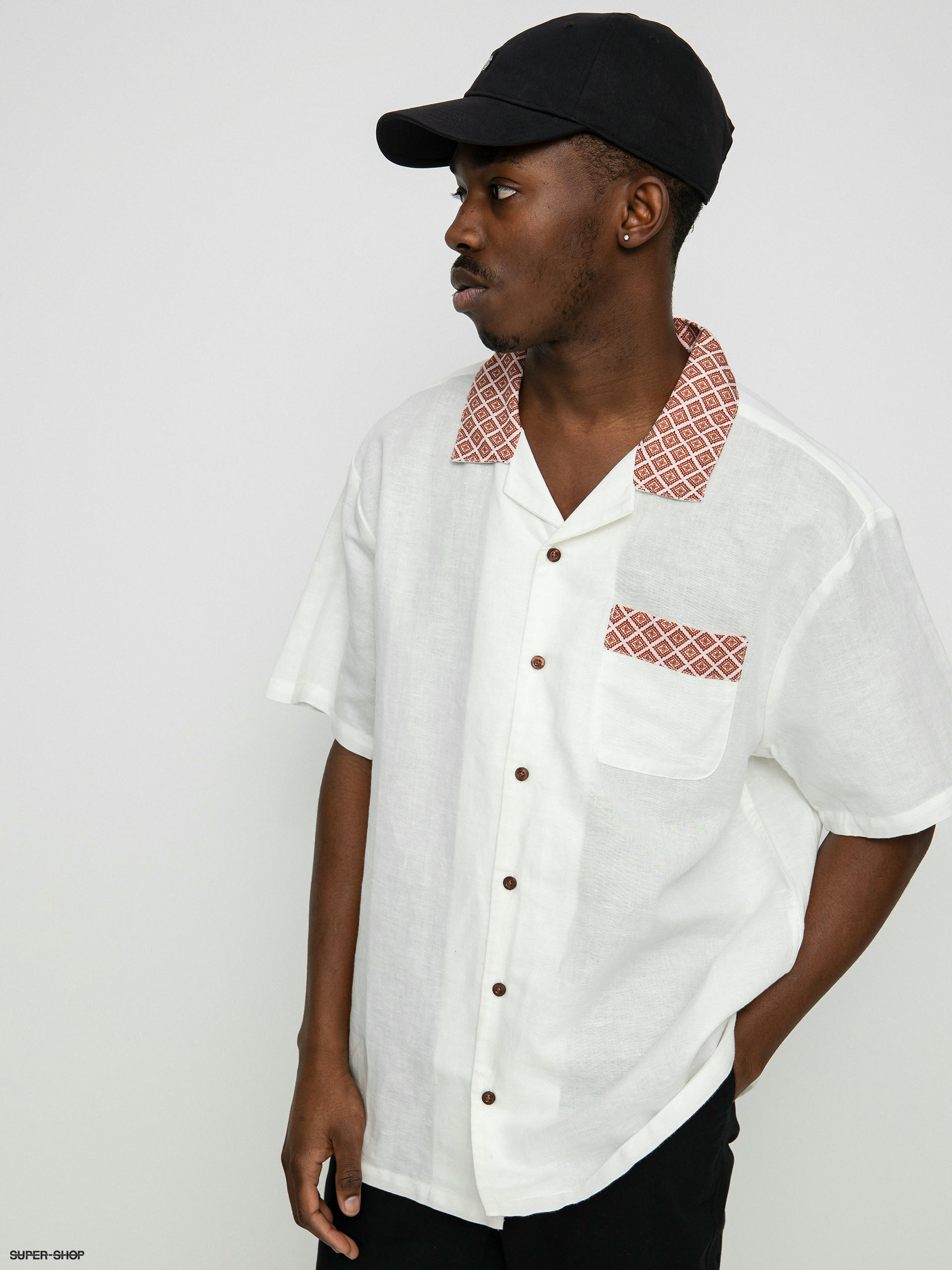 Brixton Bunker Shirt (off white)