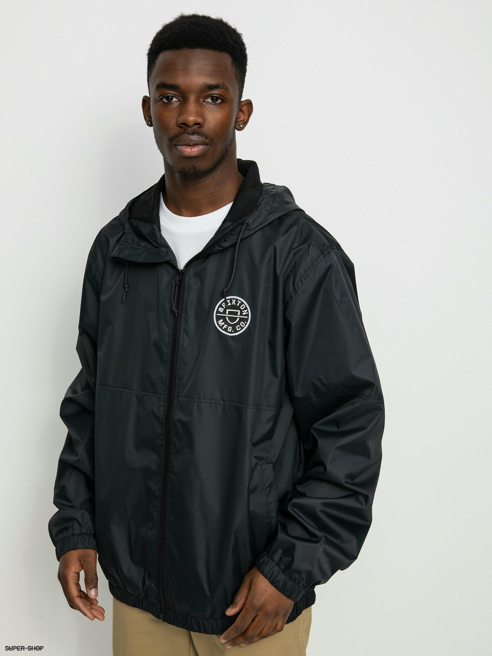 Brixton Claxton Crest Lw Zip HD Jacket (black/black)