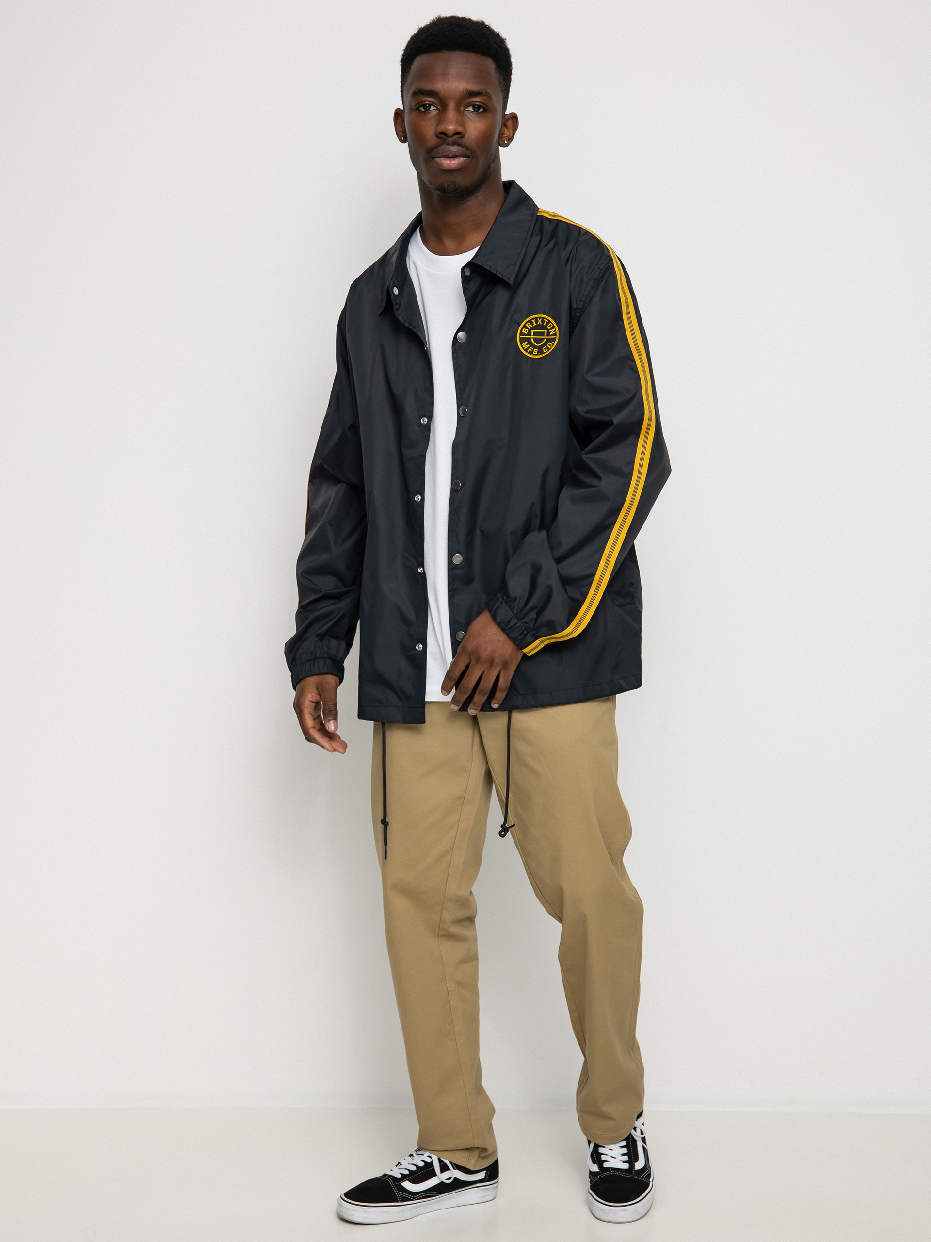 Brixton Crest Coaches Jacket - black (black)