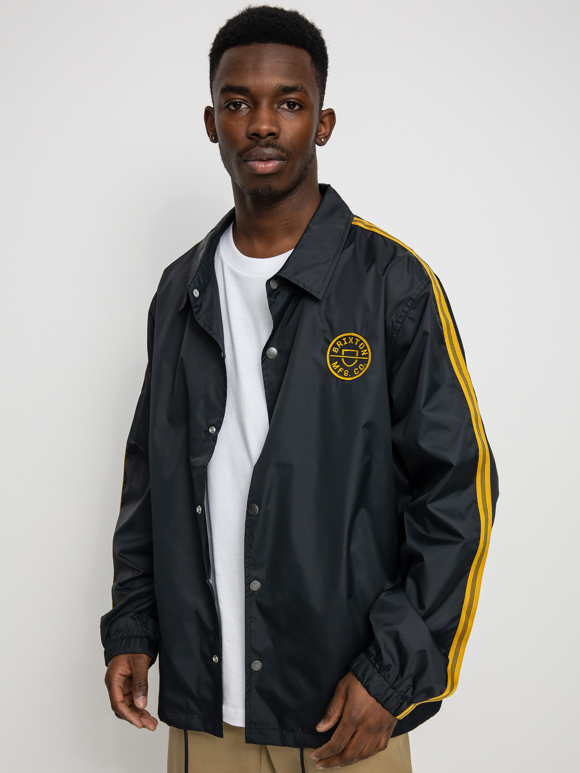 Brixton Fleece Lined Coach Jacket Brixton Sherpa Jacket New Arrivals