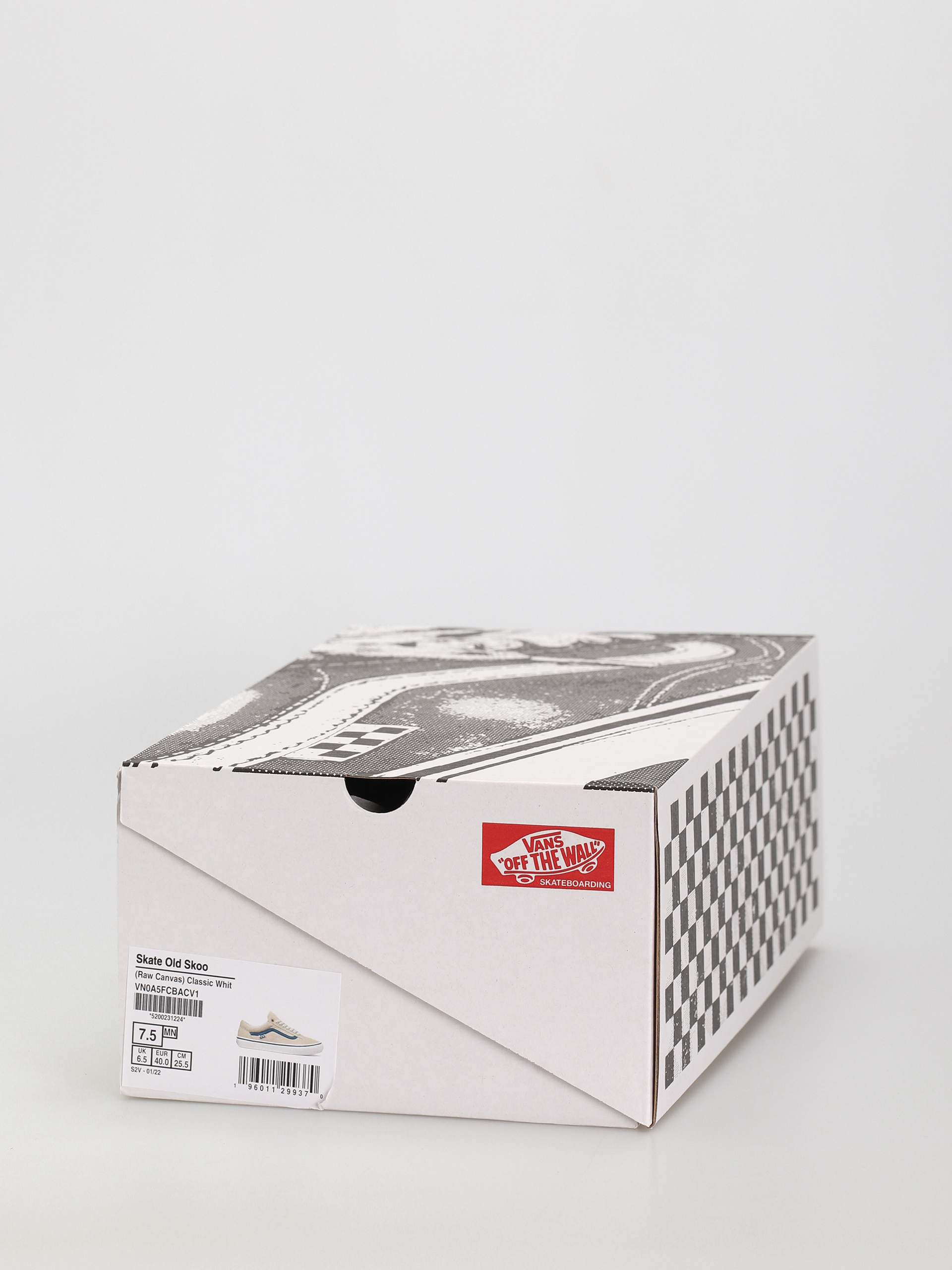 Vans Skate Old Skool Shoes (raw canvas/classic white)