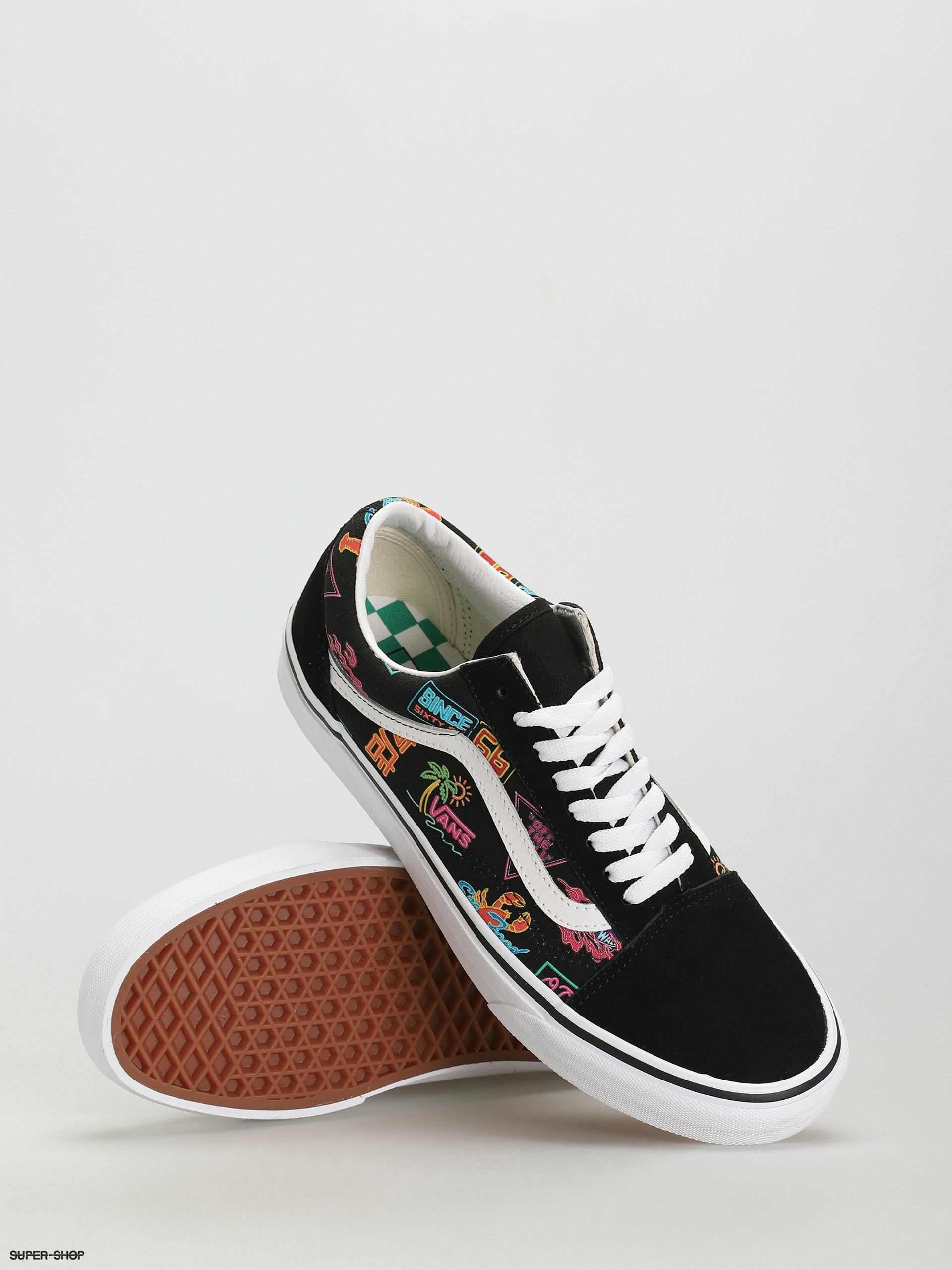 Vans Old Skool Shoes (vans market/black/neon)