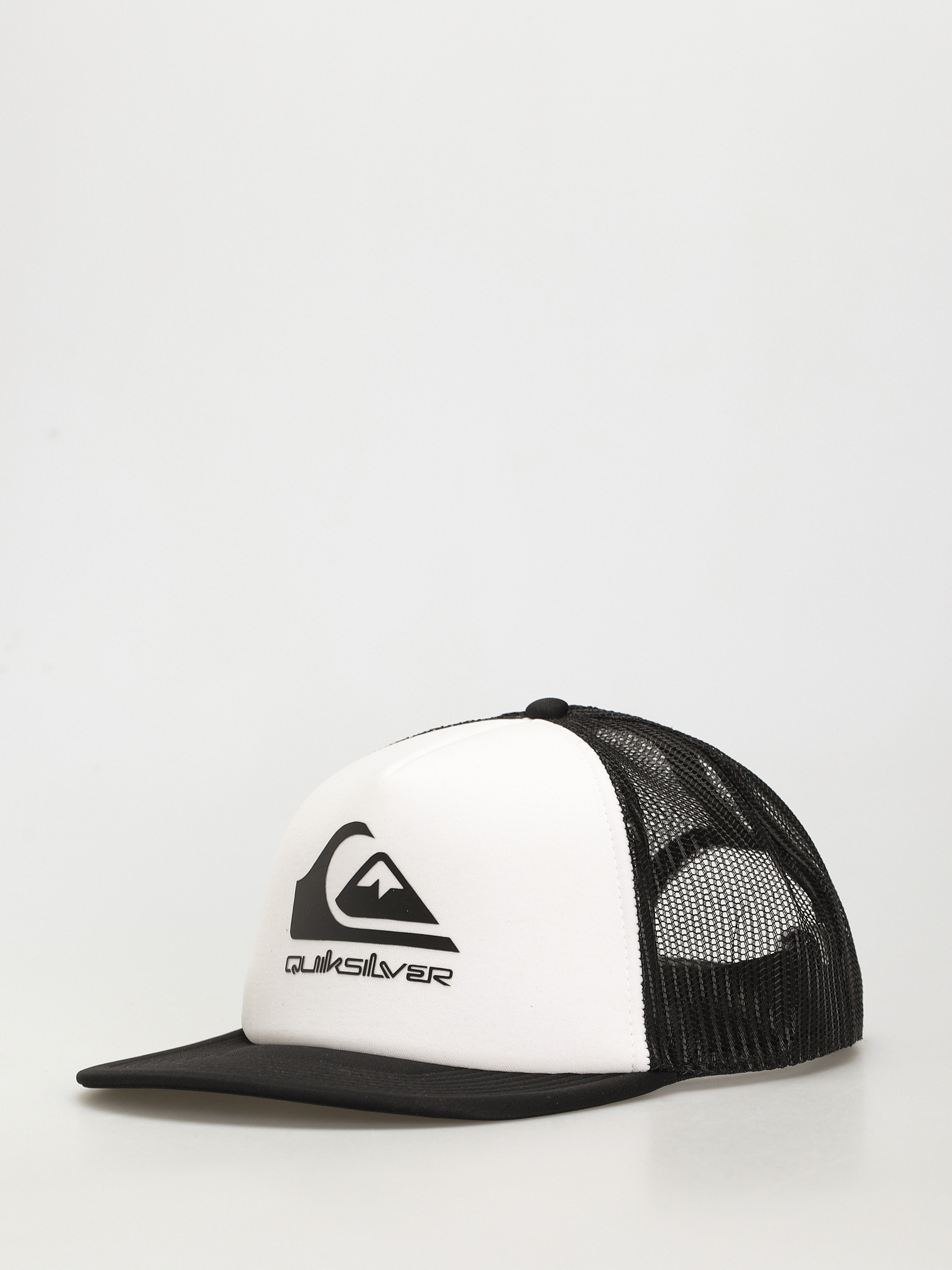 white quiksilver hat